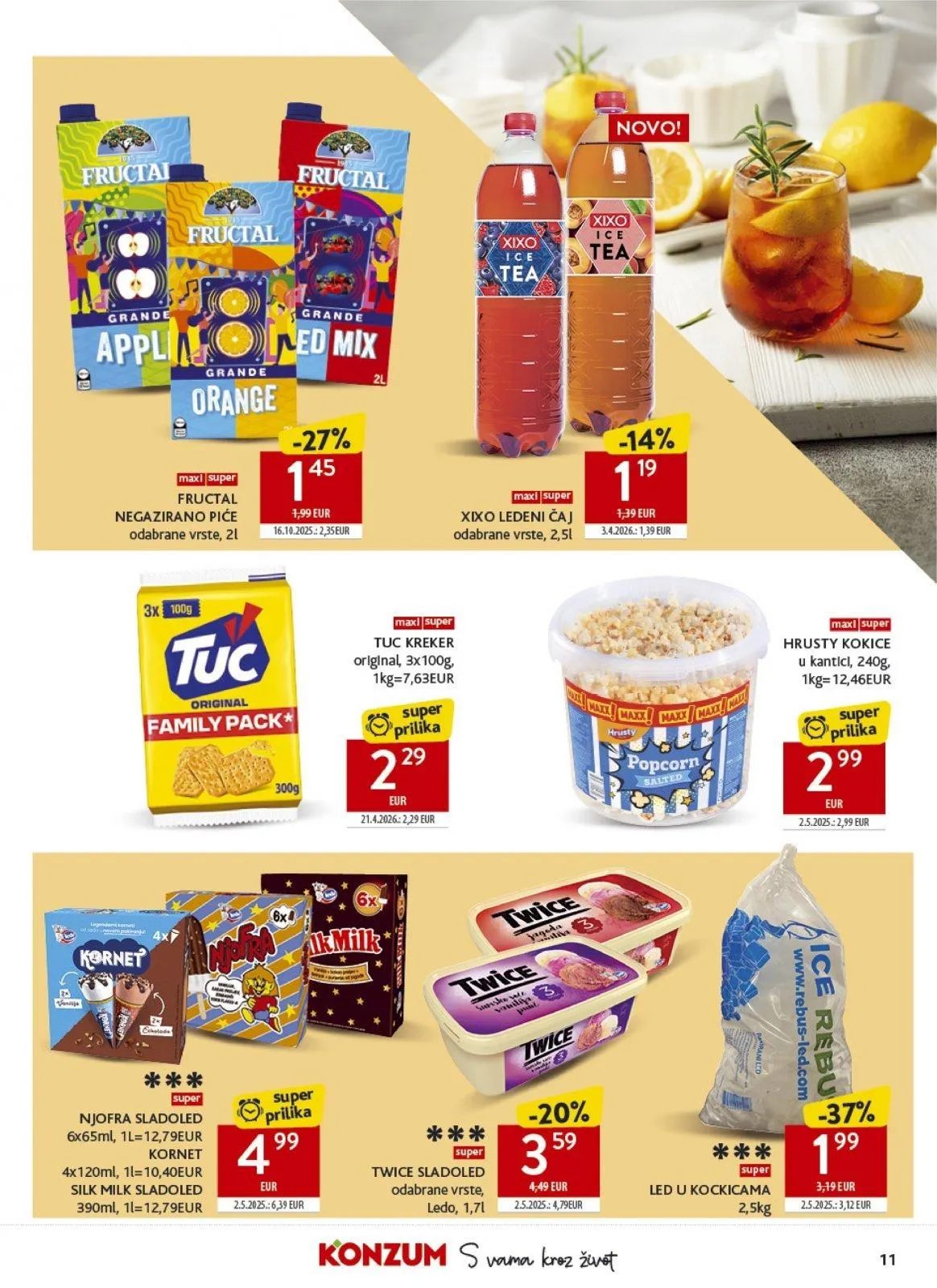 Katalog Konzum katalog do 19.05.2026 od 14. svibnja do 19. svibnja 2026. - Pregled Stranica 11
