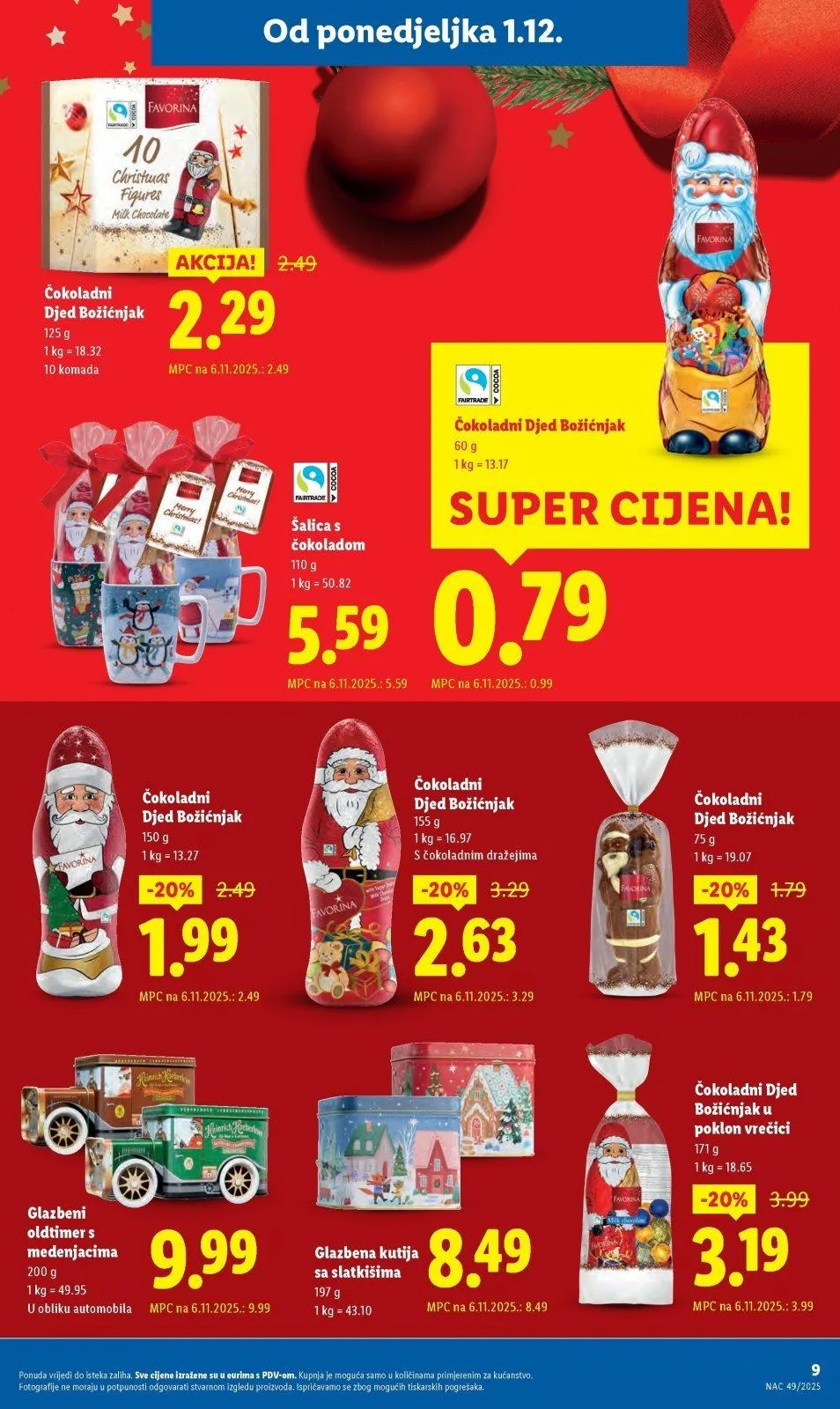 Katalog Lidl katalog do 07.12.2025 od 3. prosinca do 7. prosinca 2025. - Pregled Stranica 9