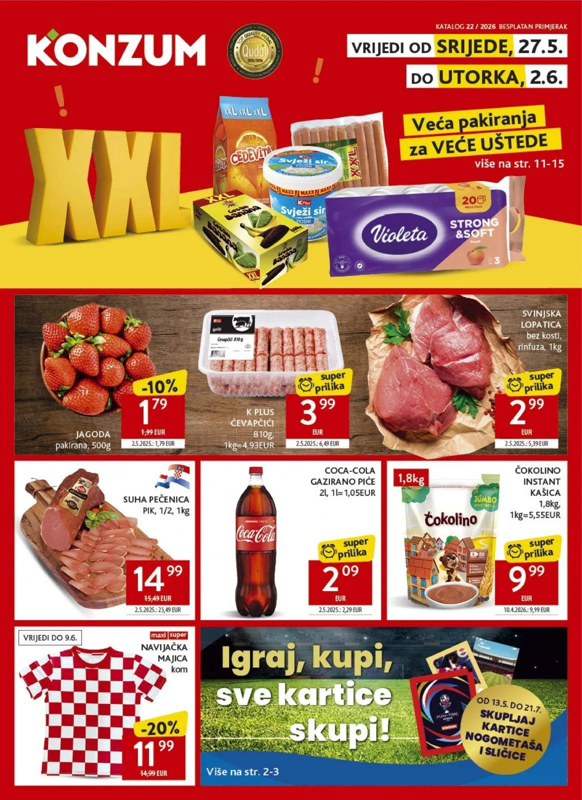 Katalog Konzum katalog do 02.06.2026 od 28. svibnja do 2. lipnja 2026. - Pregled Stranica 1
