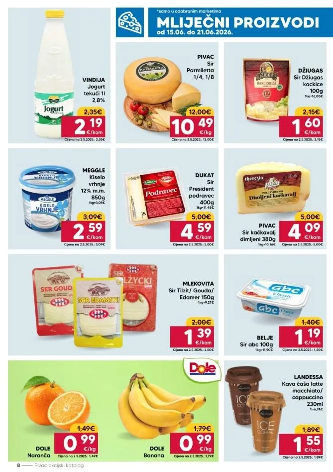 Katalog Pivac katalog do 21.06.2026 od 15. lipnja do 21. lipnja 2026. - Pregled Stranica 8
