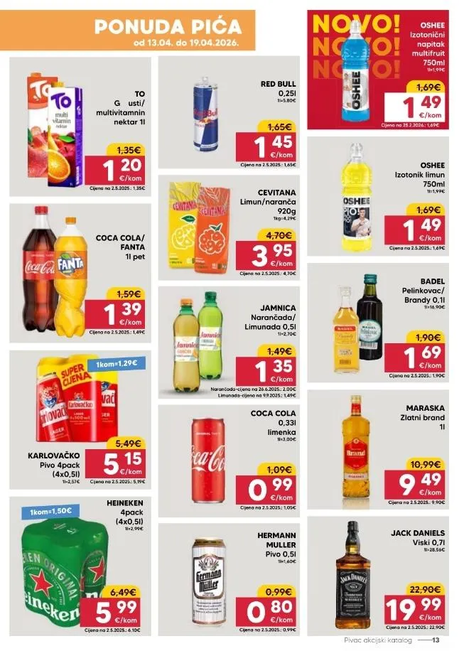 Katalog Pivac katalog do 19.04.2026 od 14. travnja do 19. travnja 2026. - Pregled Stranica 13