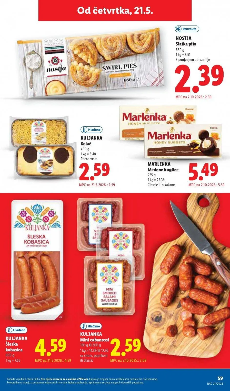 Katalog Lidl katalog do 24.05.2026 od 14. svibnja do 24. svibnja 2026. - Pregled Stranica 59