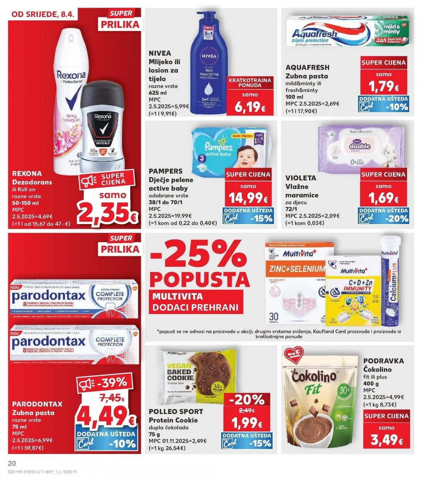 Katalog Kaufland katalog do 14.04.2026 od 8. travnja do 14. travnja 2026. - Pregled Stranica 20