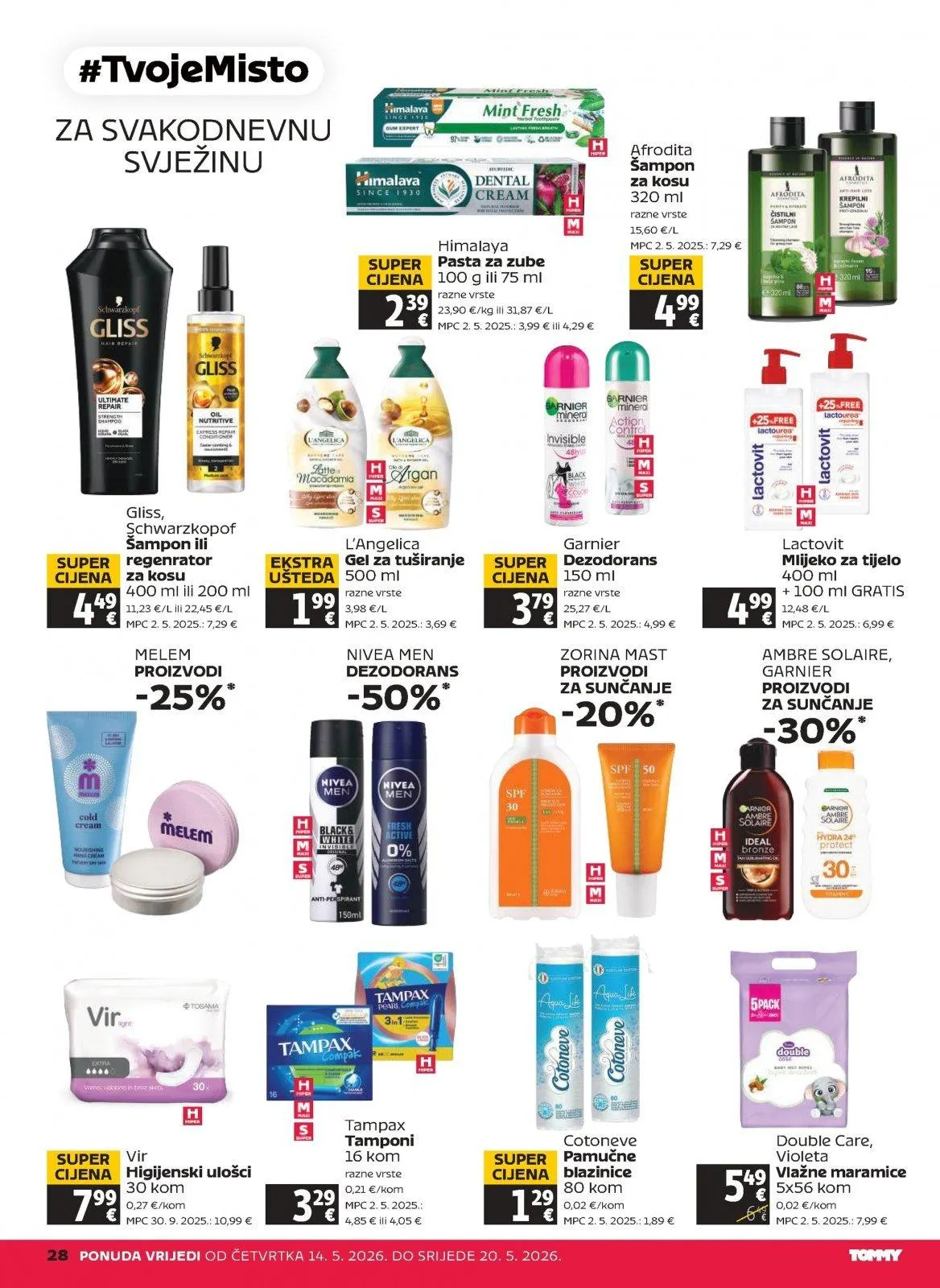 Katalog Tommy katalog do 20.05.2026 od 14. svibnja do 20. svibnja 2026. - Pregled Stranica 28