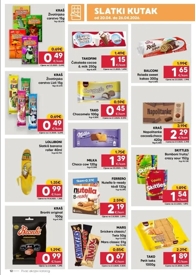 Katalog Pivac katalog do 26.04.2026 od 20. travnja do 26. travnja 2026. - Pregled Stranica 12