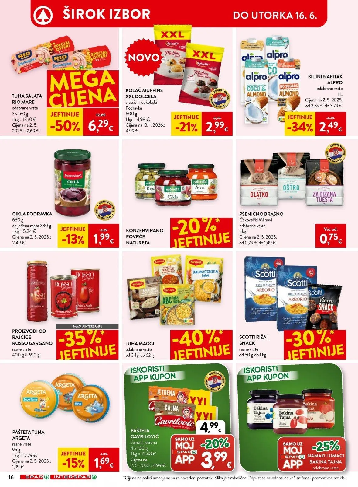 Katalog Interspar katalog do 16.06.2026 od 10. lipnja do 16. lipnja 2026. - Pregled Stranica 28