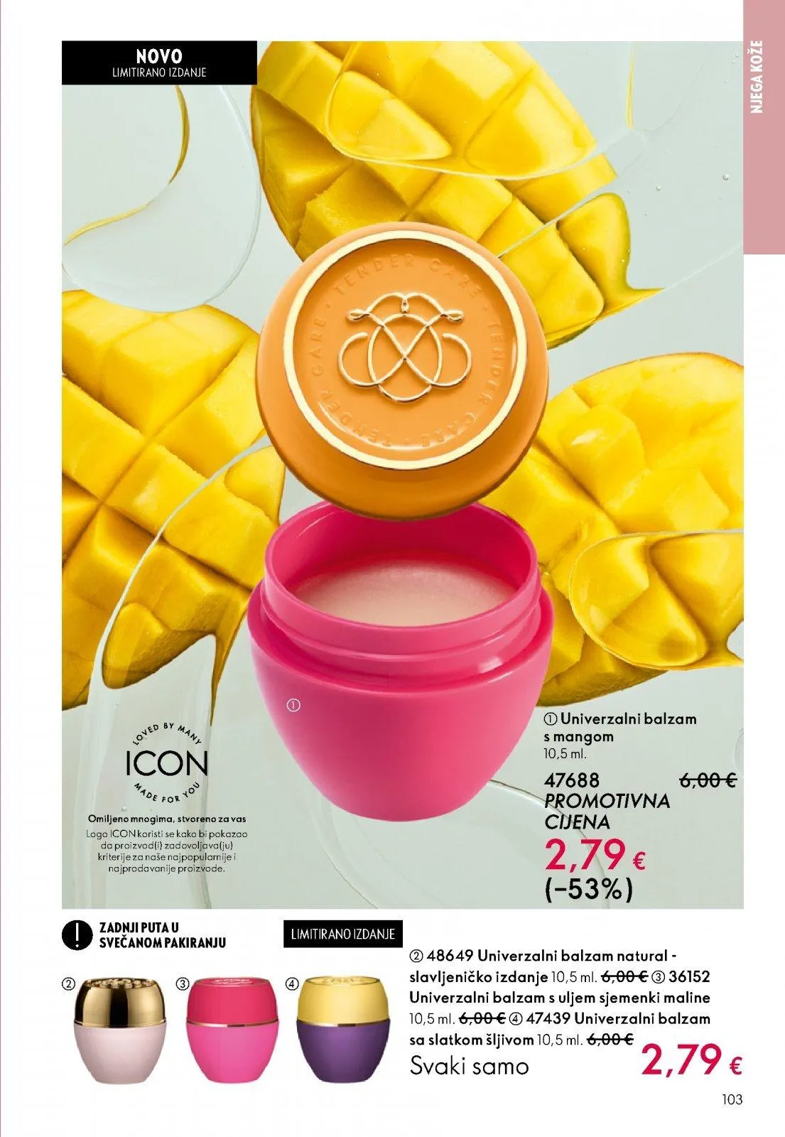 Katalog Oriflame katalog do 12.05.2026 od 22. travnja do 12. svibnja 2026. - Pregled Stranica 103