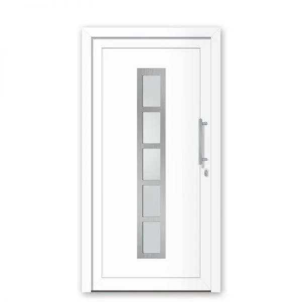 Vrata ulazna PVC Brač bijela, 1000×2100 mm (lijeva/desna)