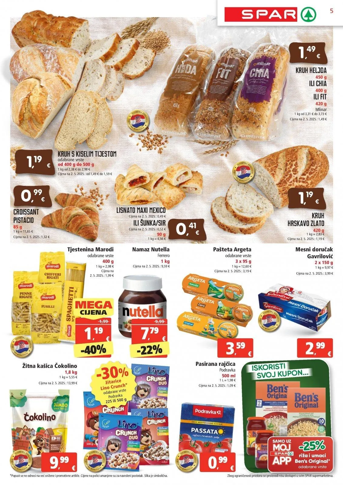 Katalog Spar katalog do 18.11.2025 od 12. studenoga do 18. studenoga 2025. - Pregled Stranica 5