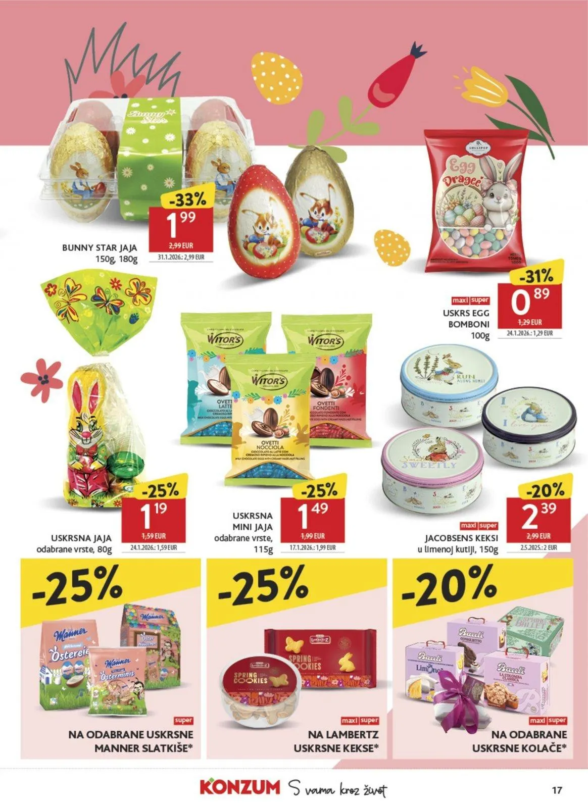 Katalog Konzum katalog do 17.03.2026 od 12. ožujka do 17. ožujka 2026. - Pregled Stranica 17