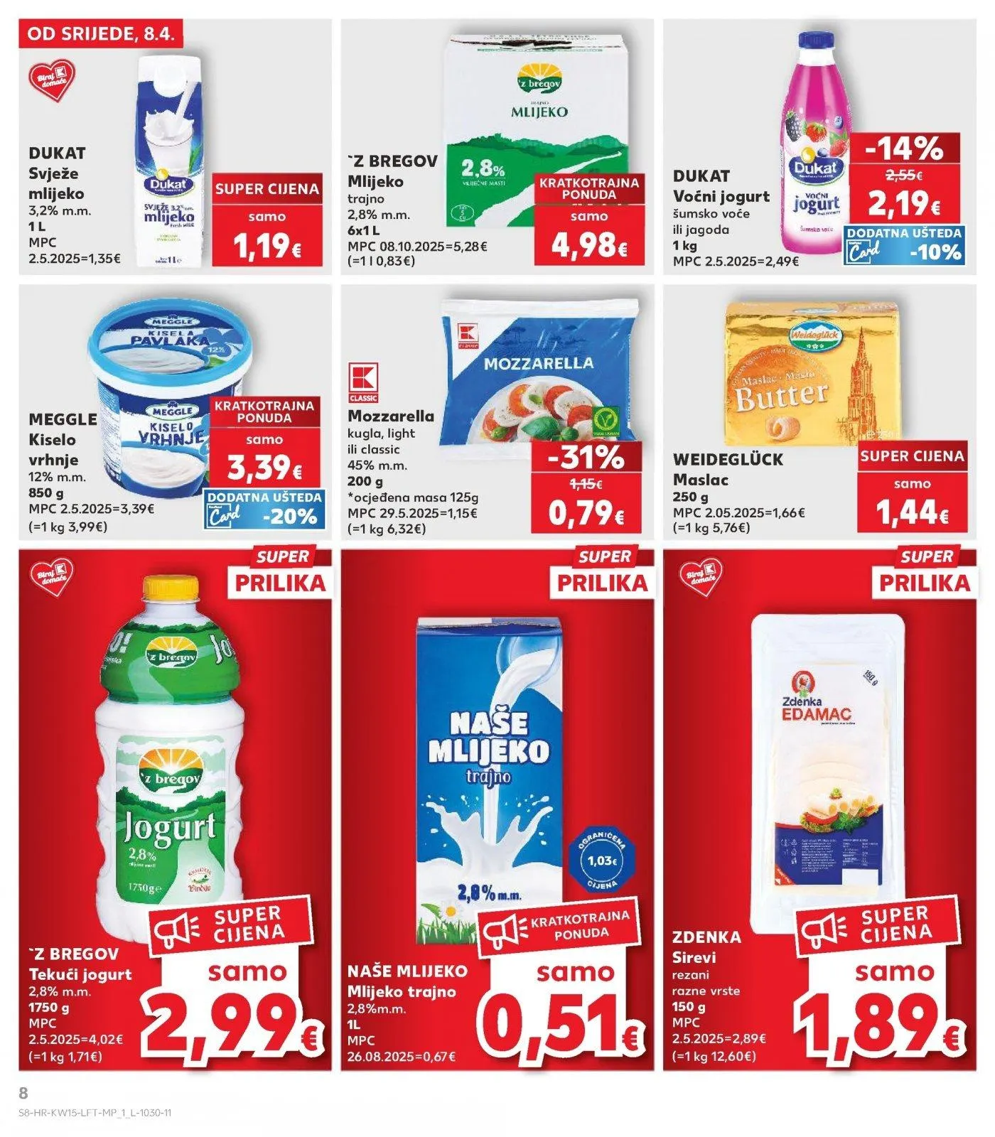 Katalog Kaufland katalog do 14.04.2026 od 8. travnja do 14. travnja 2026. - Pregled Stranica 8