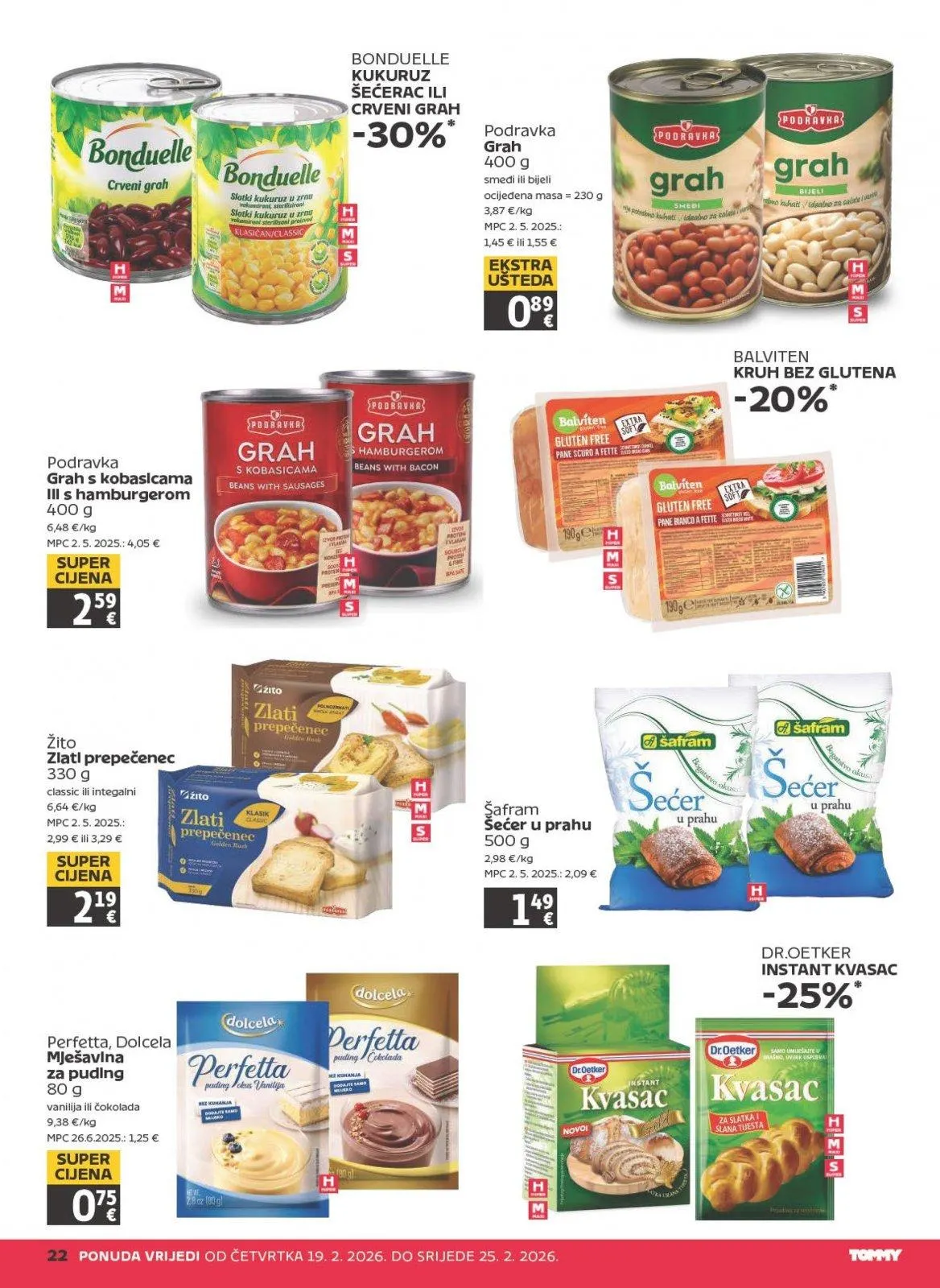 Katalog Tommy katalog do 25.02.2026 od 19. veljače do 25. veljače 2026. - Pregled Stranica 22