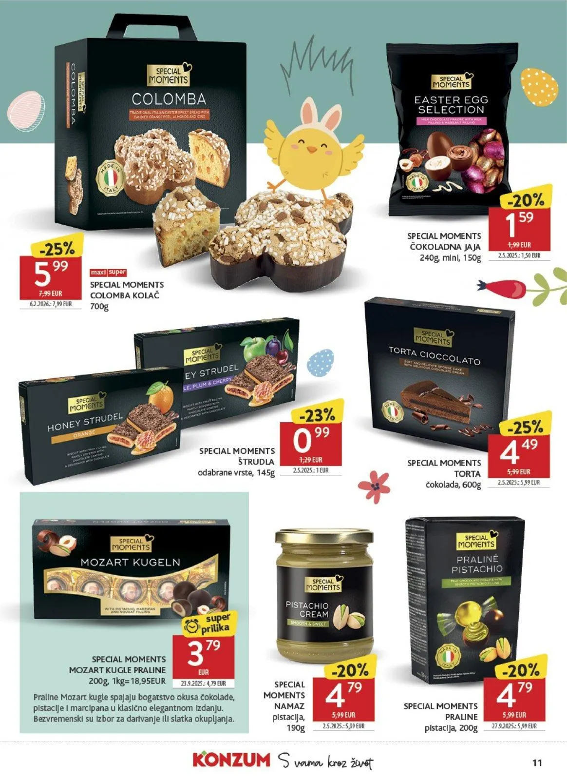 Katalog Konzum katalog do 04.04.2026 od 26. ožujka do 4. travnja 2026. - Pregled Stranica 11