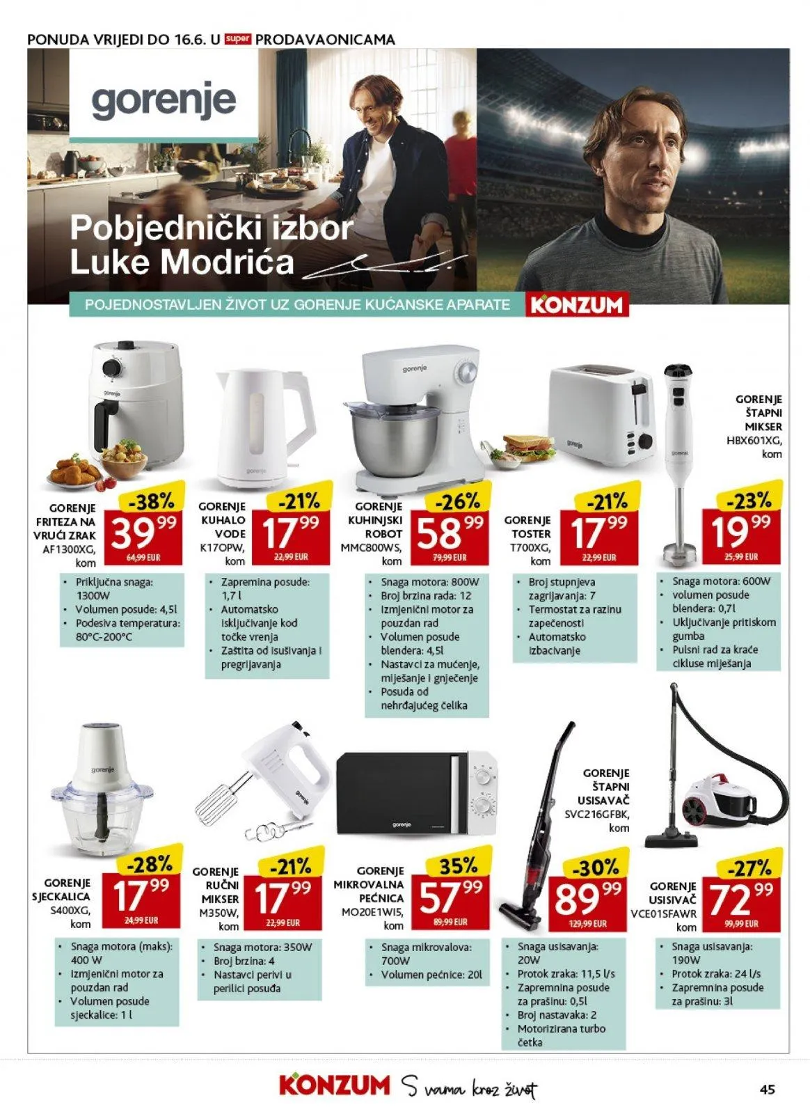 Katalog Konzum katalog do 26.05.2026 od 20. svibnja do 26. svibnja 2026. - Pregled Stranica 45
