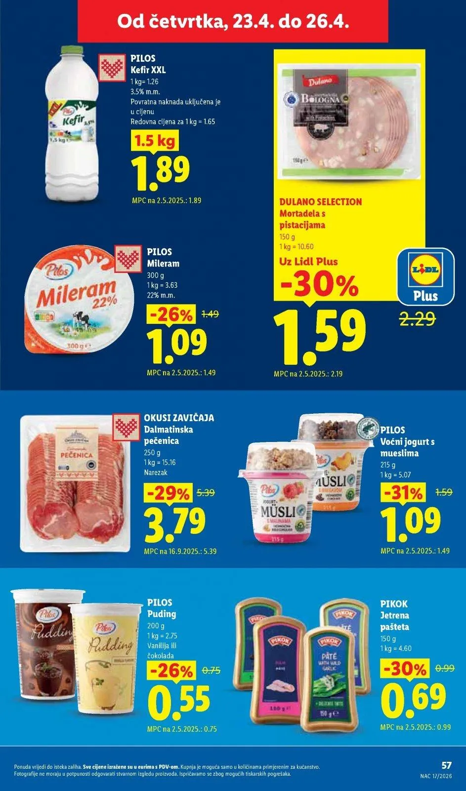 Katalog Lidl katalog do 26.04.2026 od 16. travnja do 26. travnja 2026. - Pregled Stranica 57