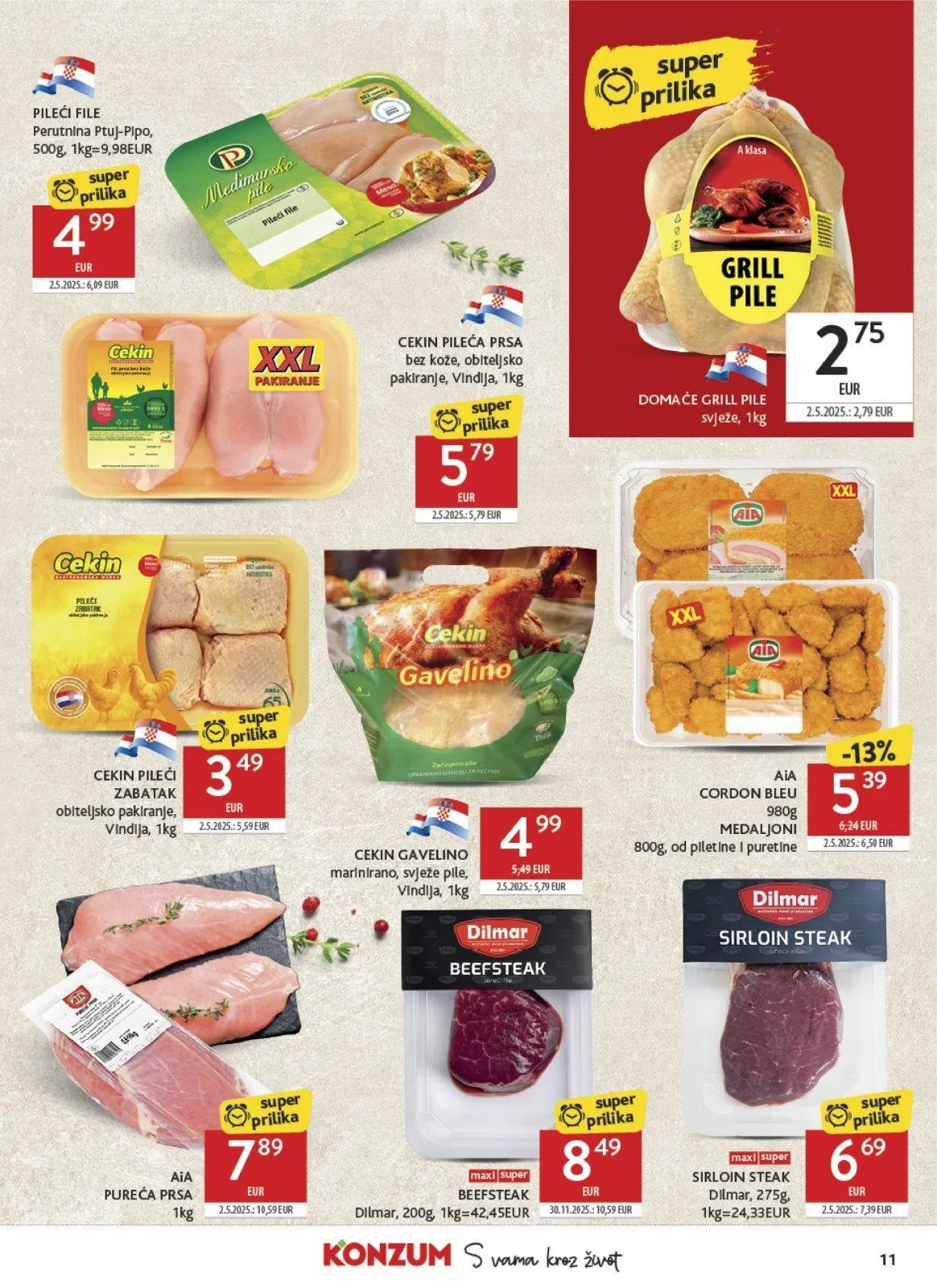 Katalog Konzum katalog do 05.05.2026 od 29. travnja do 5. svibnja 2026. - Pregled Stranica 11