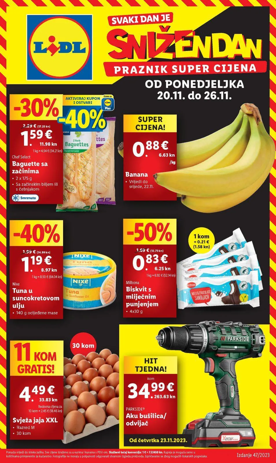 Katalog Lidl katalog do 26.11.2023 od 16. studenoga do 26. studenoga 2023. - Pregled Stranica 1