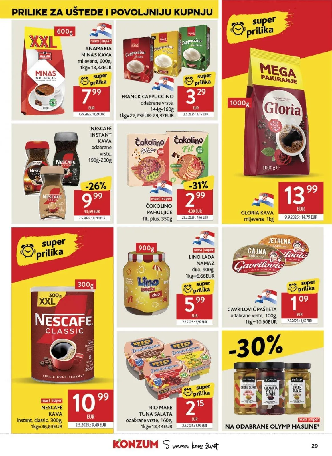 Katalog Konzum katalog do 30.06.2026 od 26. lipnja do 30. lipnja 2026. - Pregled Stranica 29