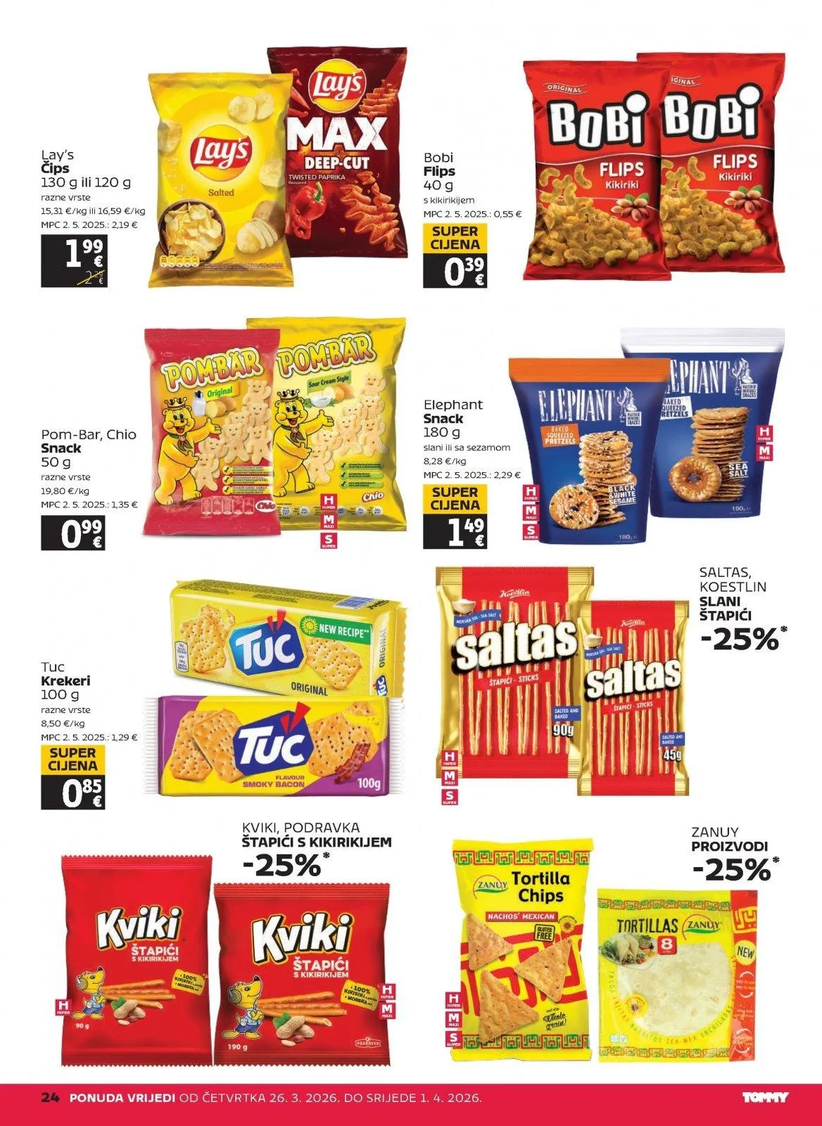 Katalog Tommy katalog do 01.04.2026 od 26. ožujka do 1. travnja 2026. - Pregled Stranica 24