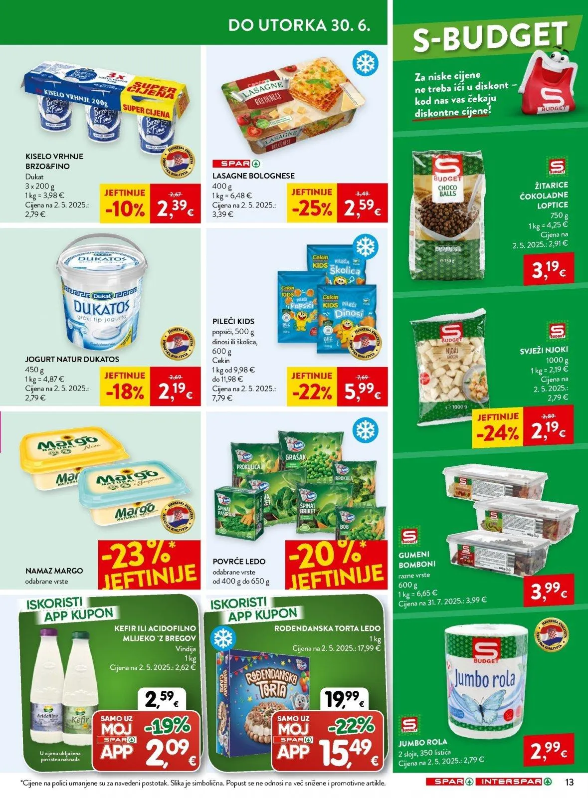 Katalog Spar katalog do 30.06.2026 od 25. lipnja do 30. lipnja 2026. - Pregled Stranica 21