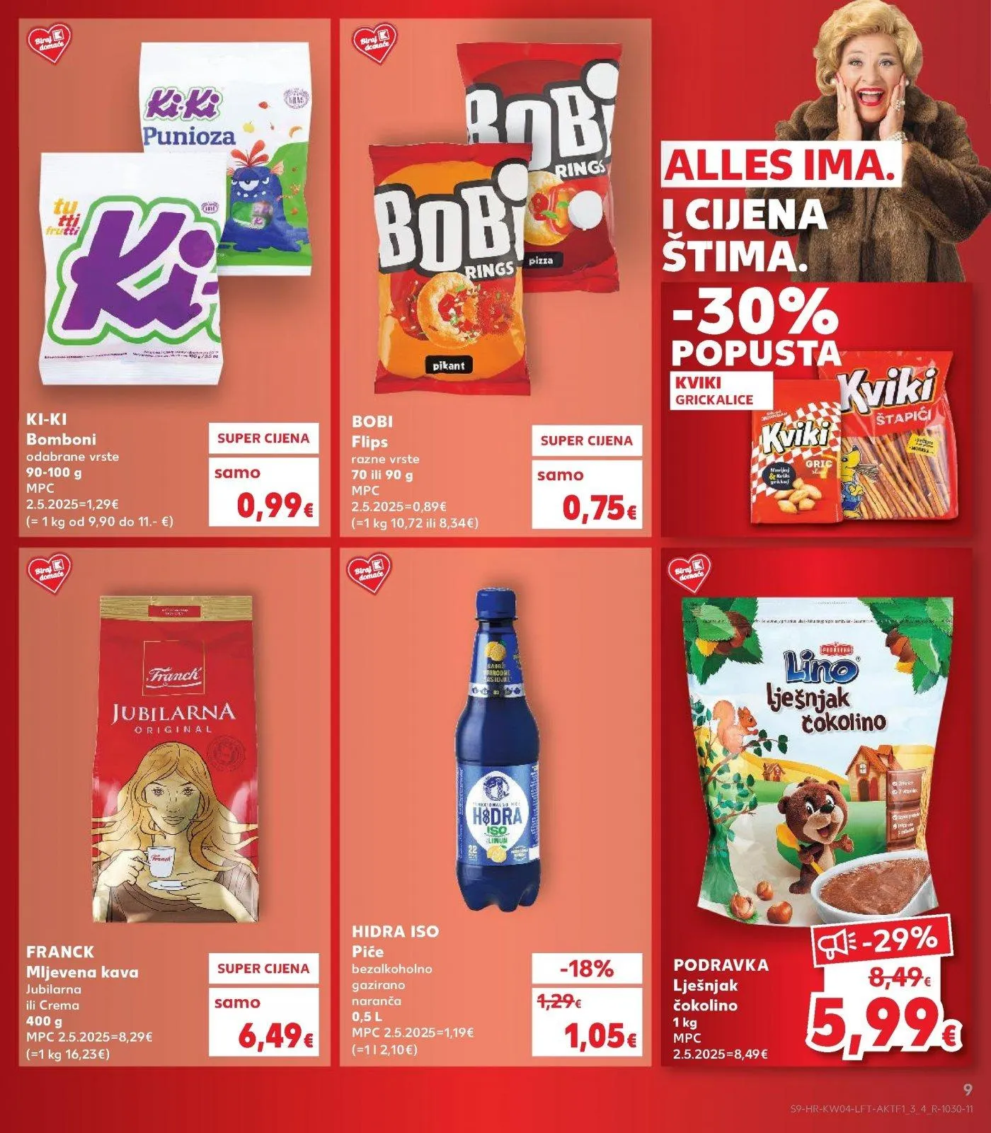 Katalog Kaufland katalog do 27.01.2026 od 21. siječnja do 27. siječnja 2026. - Pregled Stranica 9