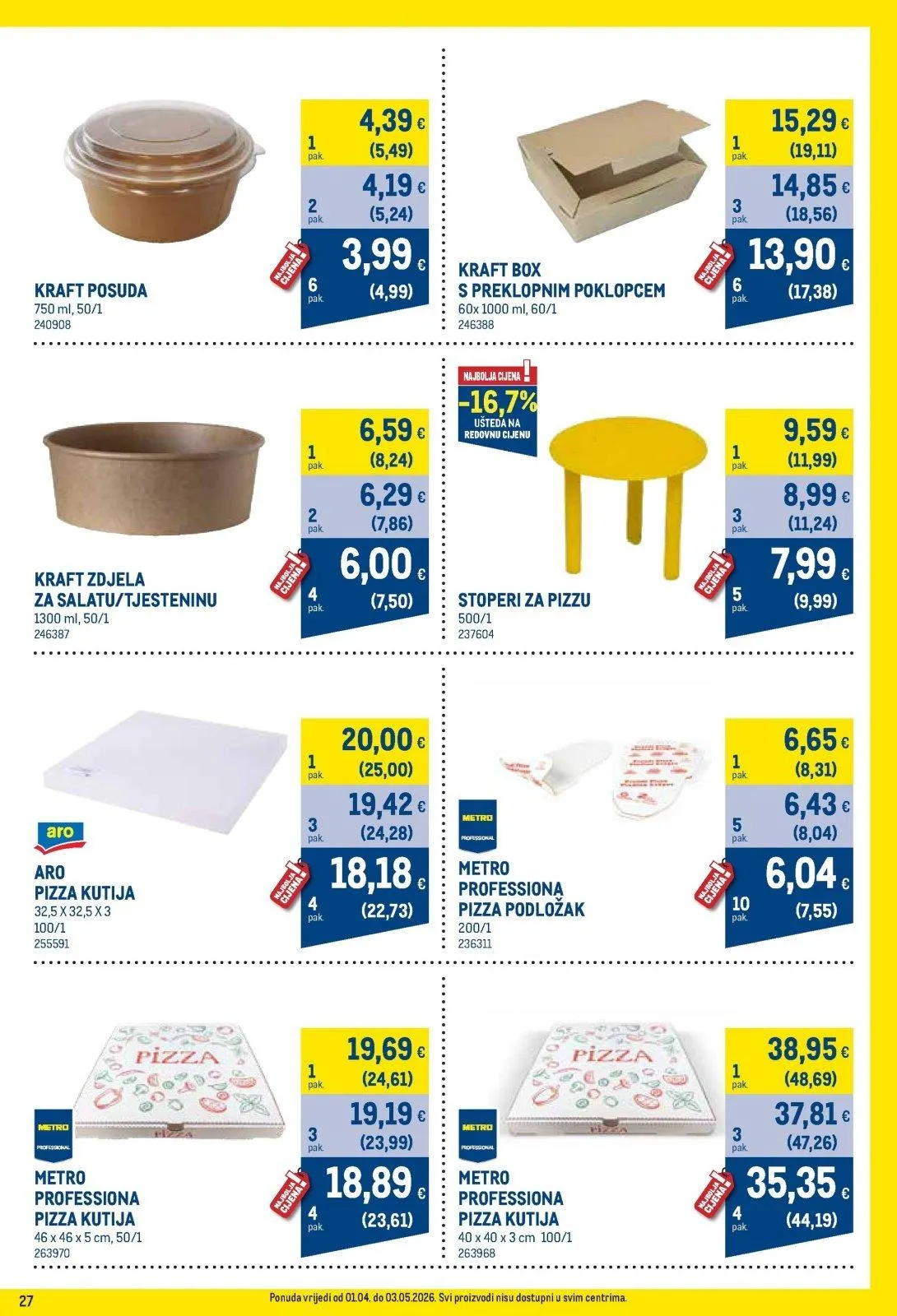 Katalog Metro katalog do 03.05.2026 od 2. travnja do 3. svibnja 2026. - Pregled Stranica 27