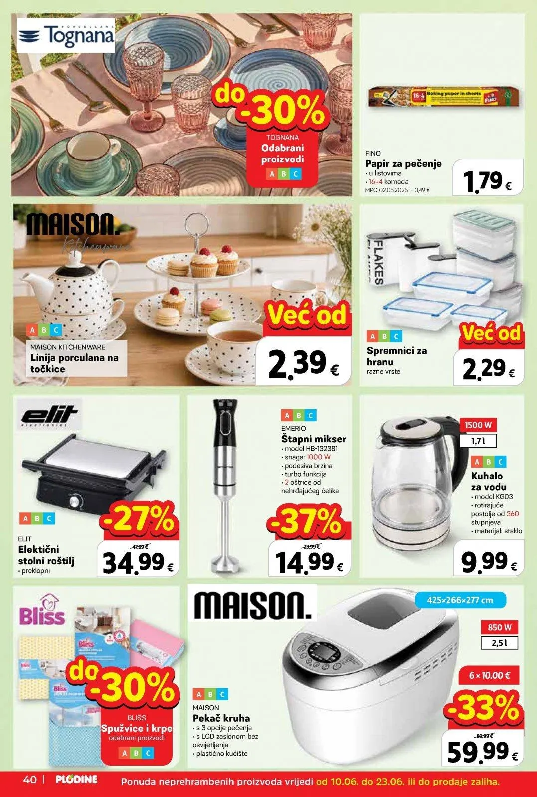 Katalog Plodine katalog do 16.06.2026 od 9. lipnja do 16. lipnja 2026. - Pregled Stranica 40