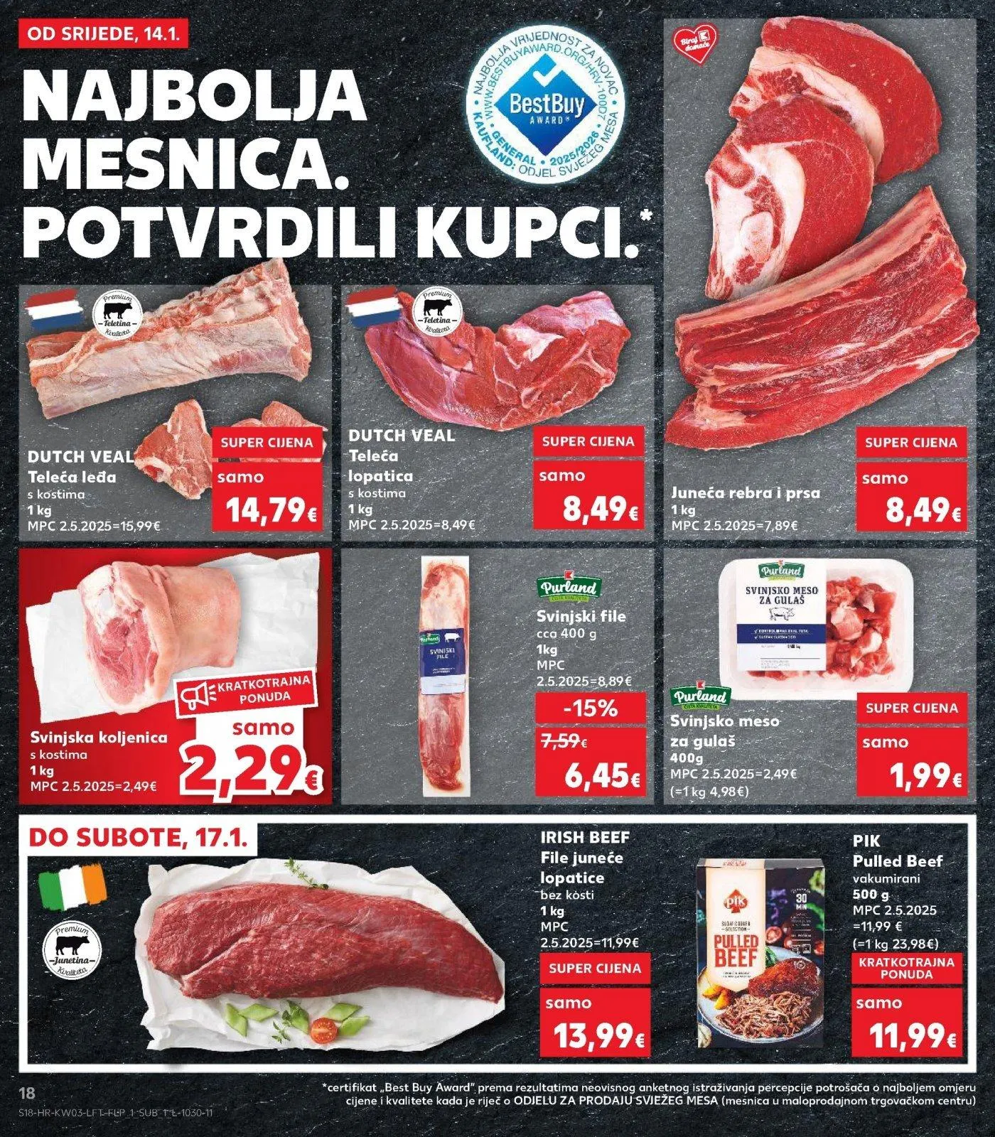 Katalog Kaufland katalog do 20.01.2026 od 14. siječnja do 20. siječnja 2026. - Pregled Stranica 18
