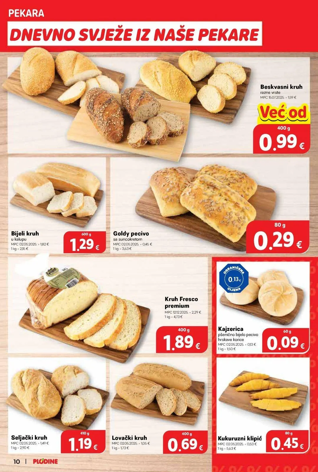 Katalog Plodine katalog do 24.02.2026 od 19. veljače do 24. veljače 2026. - Pregled Stranica 10