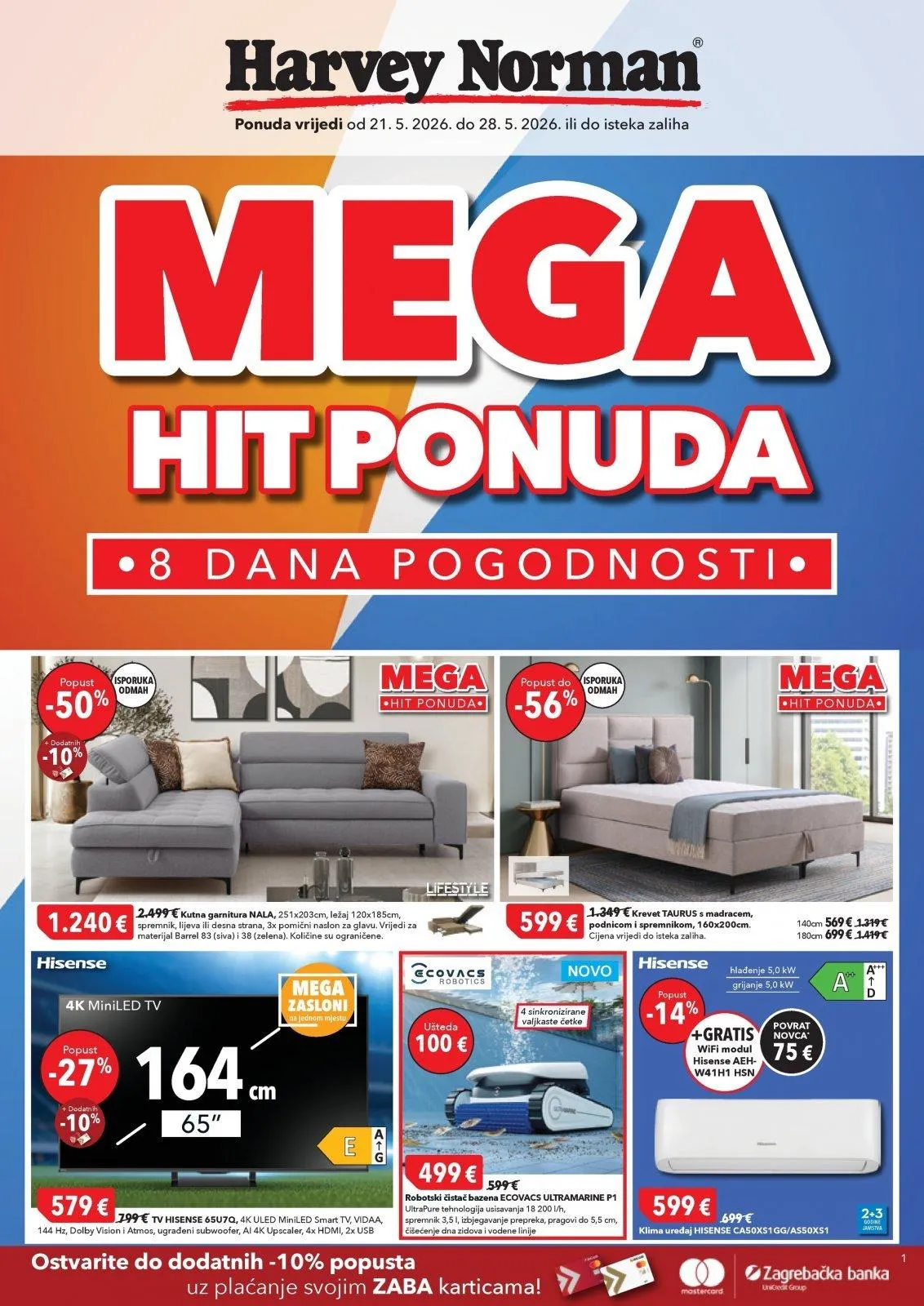 Katalog Harvey Norman katalog do 28.05.2026 od 22. svibnja do 28. svibnja 2026. - Pregled Stranica 1