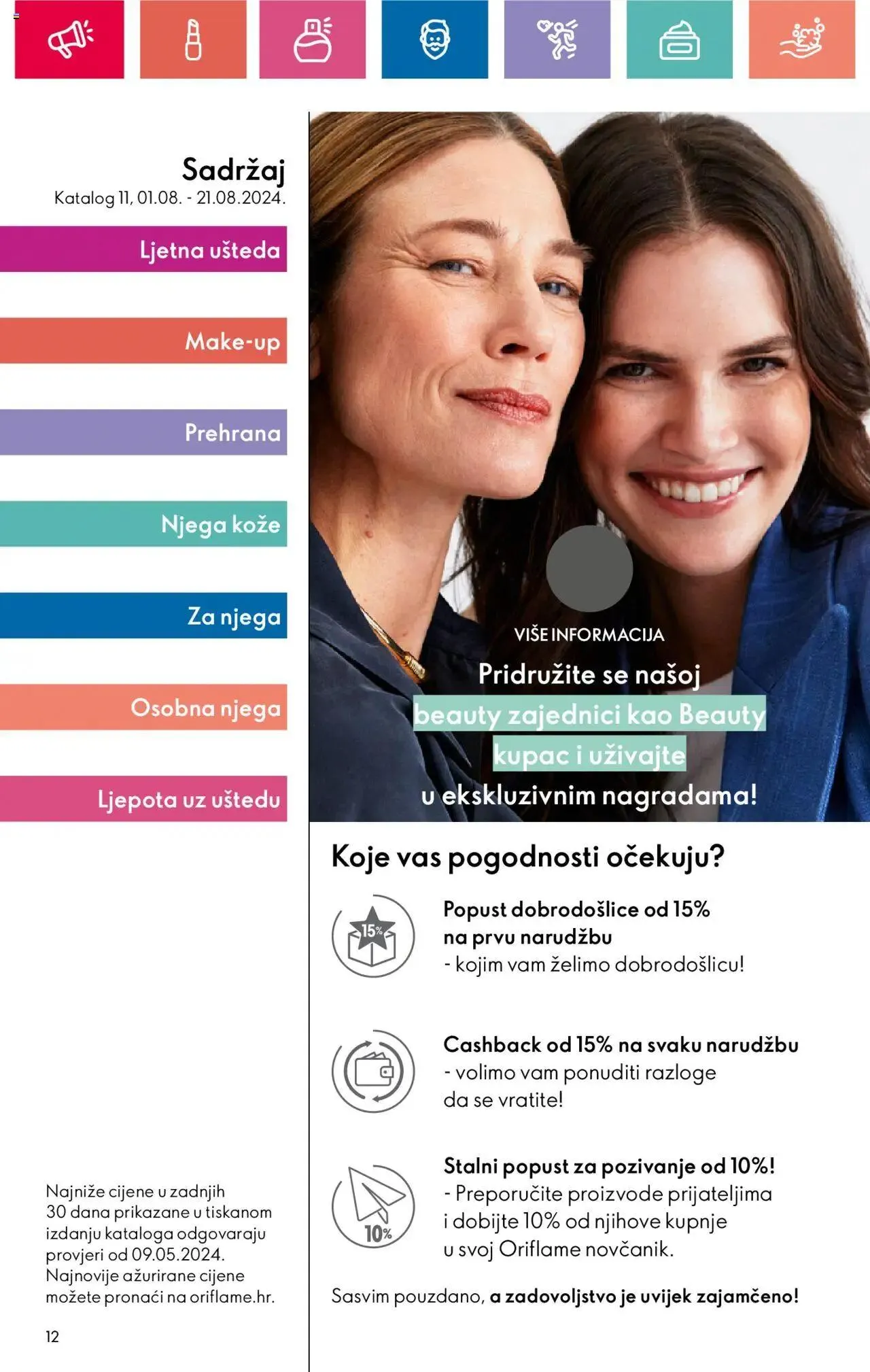 Katalog Katalog 11/2024 Oriflame od 1. kolovoza do 21. kolovoza 2024. - Pregled Stranica 12