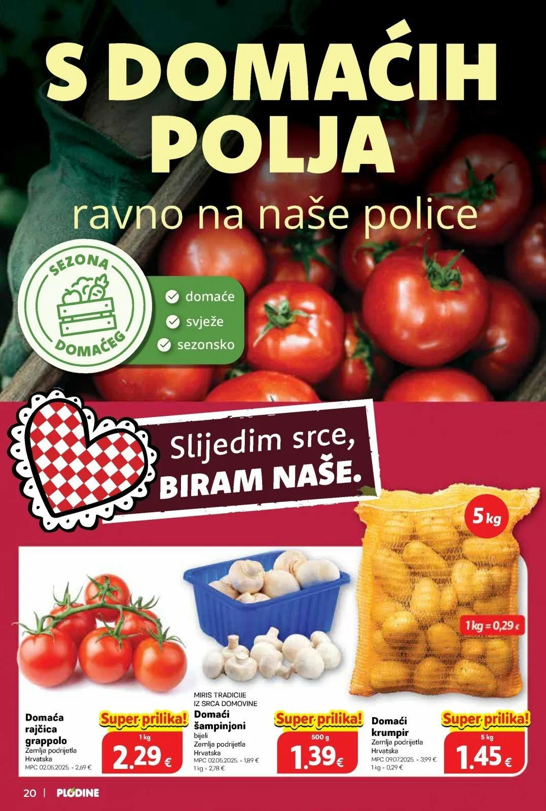 Katalog Plodine katalog do 05.05.2026 od 29. travnja do 5. svibnja 2026. - Pregled Stranica 20