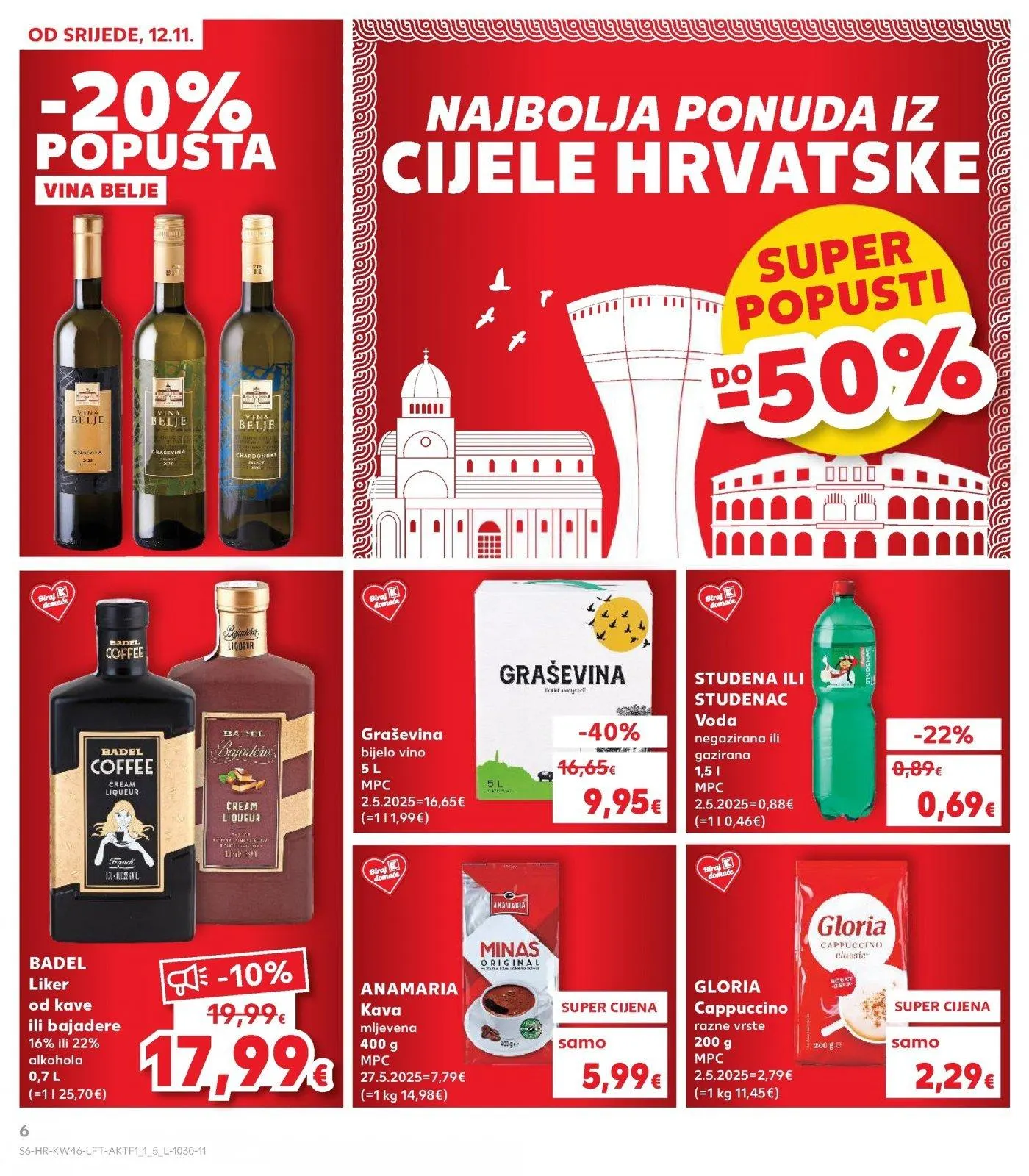 Katalog Kaufland katalog do 18.11.2025 od 12. studenoga do 18. studenoga 2025. - Pregled Stranica 6