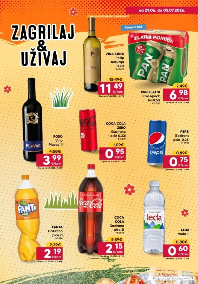 Katalog Pivac katalog do 05.07.2026 od 29. lipnja do 5. srpnja 2026. - Pregled Stranica 7