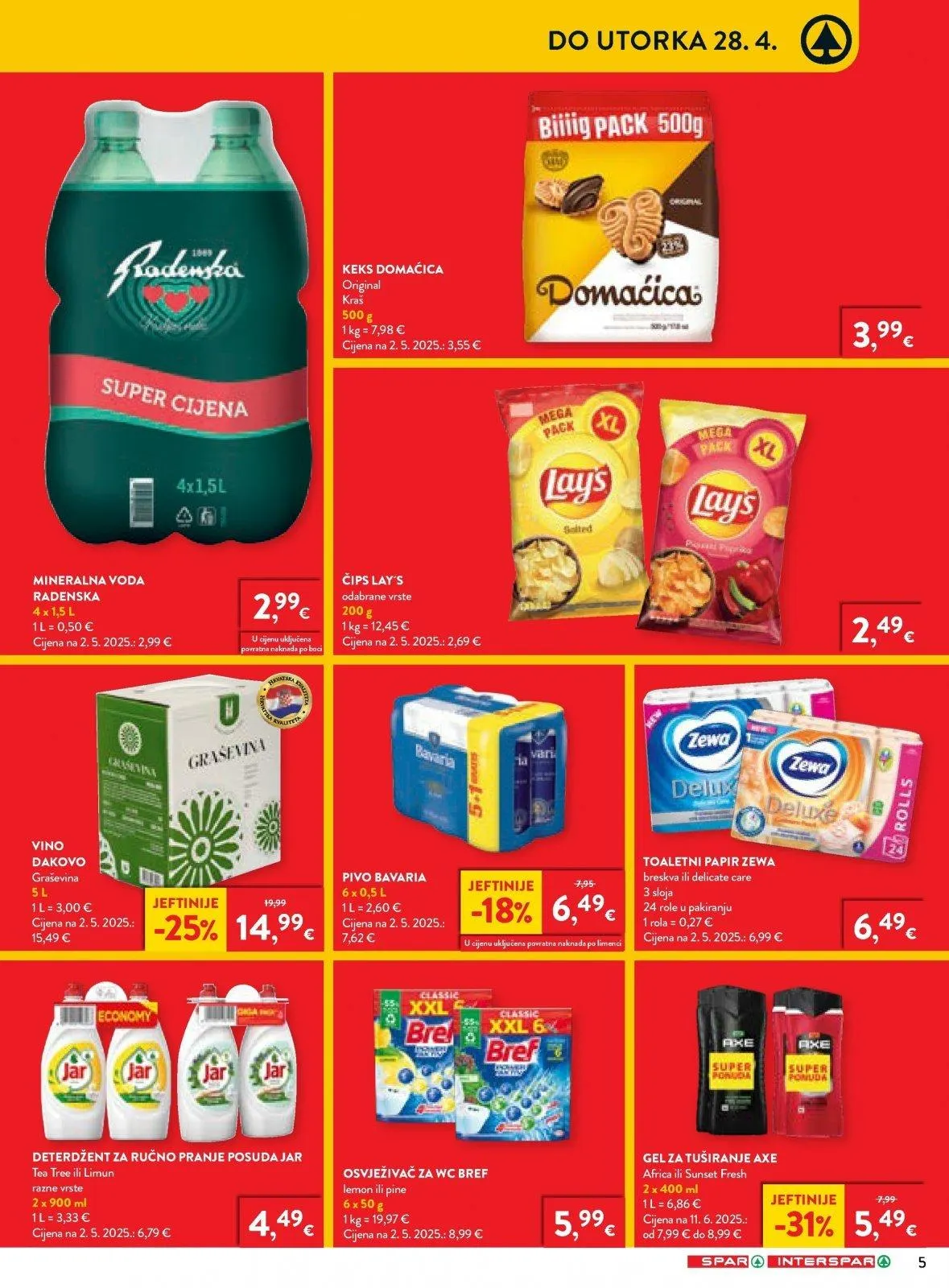 Katalog Spar katalog do 28.04.2026 od 22. travnja do 28. travnja 2026. - Pregled Stranica 5