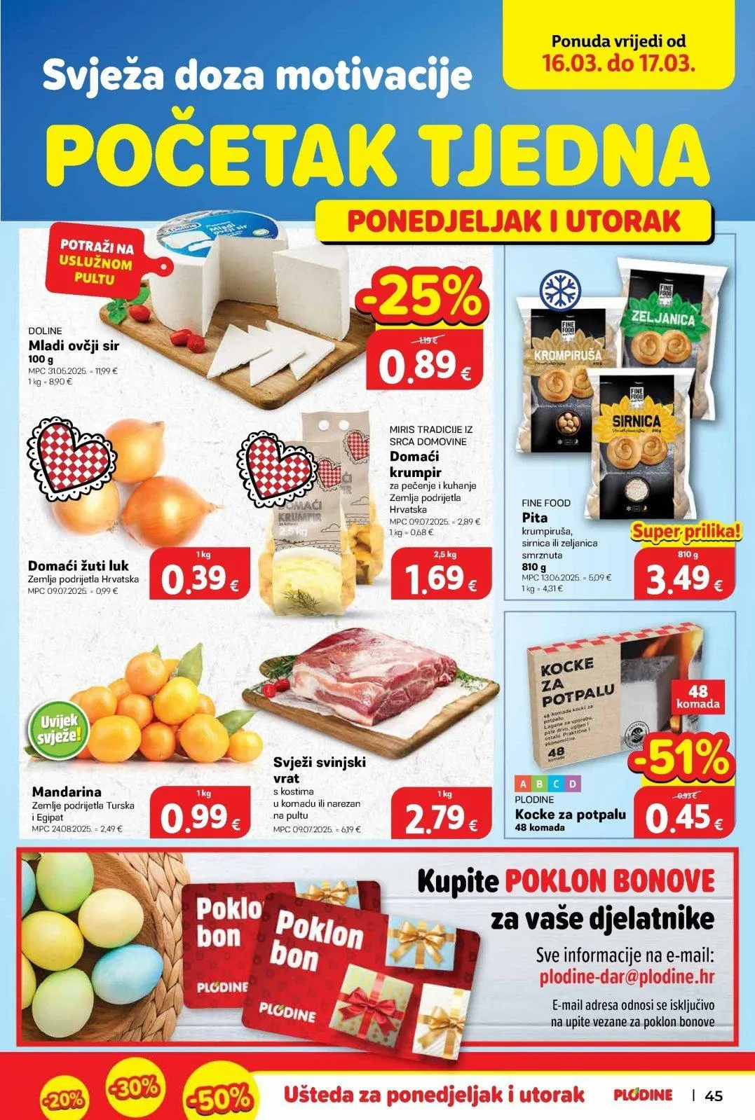 Katalog Plodine katalog do 17.03.2026 od 12. ožujka do 17. ožujka 2026. - Pregled Stranica 45