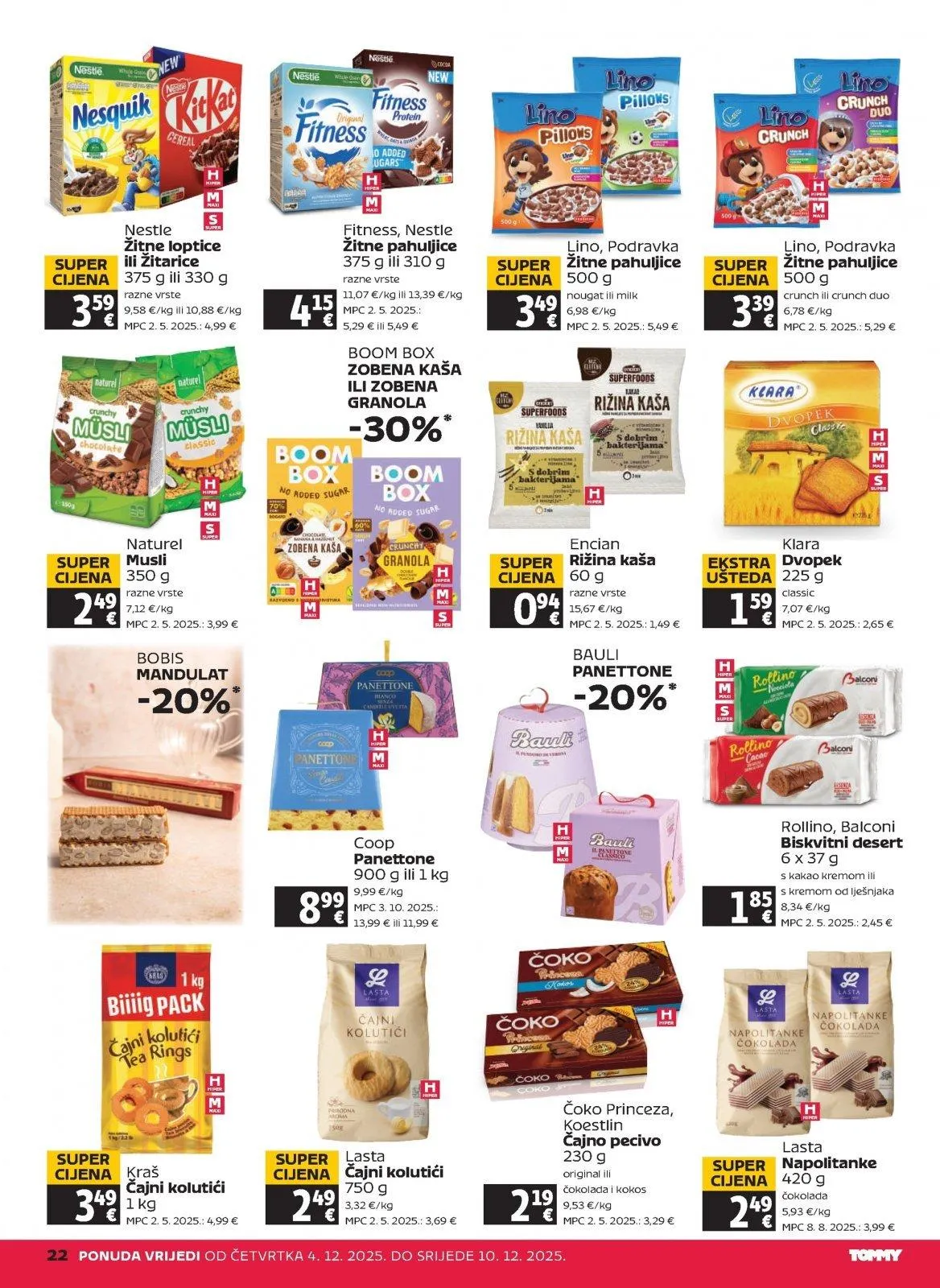 Katalog Tommy katalog do 10.12.2025 od 4. prosinca do 10. prosinca 2025. - Pregled Stranica 22