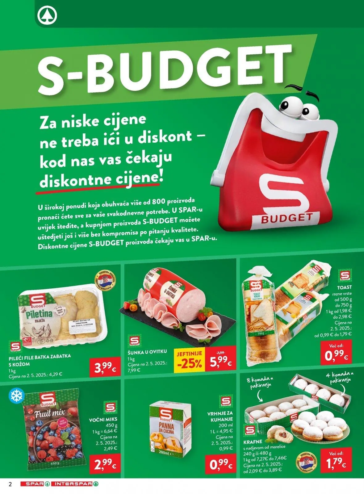 Katalog Interspar katalog do 14.04.2026 od 8. travnja do 14. travnja 2026. - Pregled Stranica 2