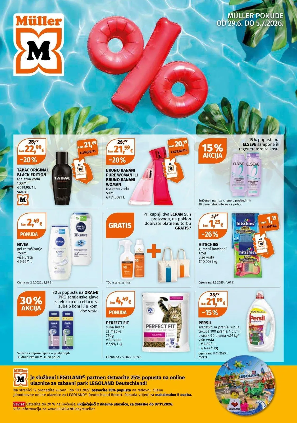 Katalog Müller katalog do 05.07.2026 od 30. lipnja do 5. srpnja 2026. - Pregled Stranica 1