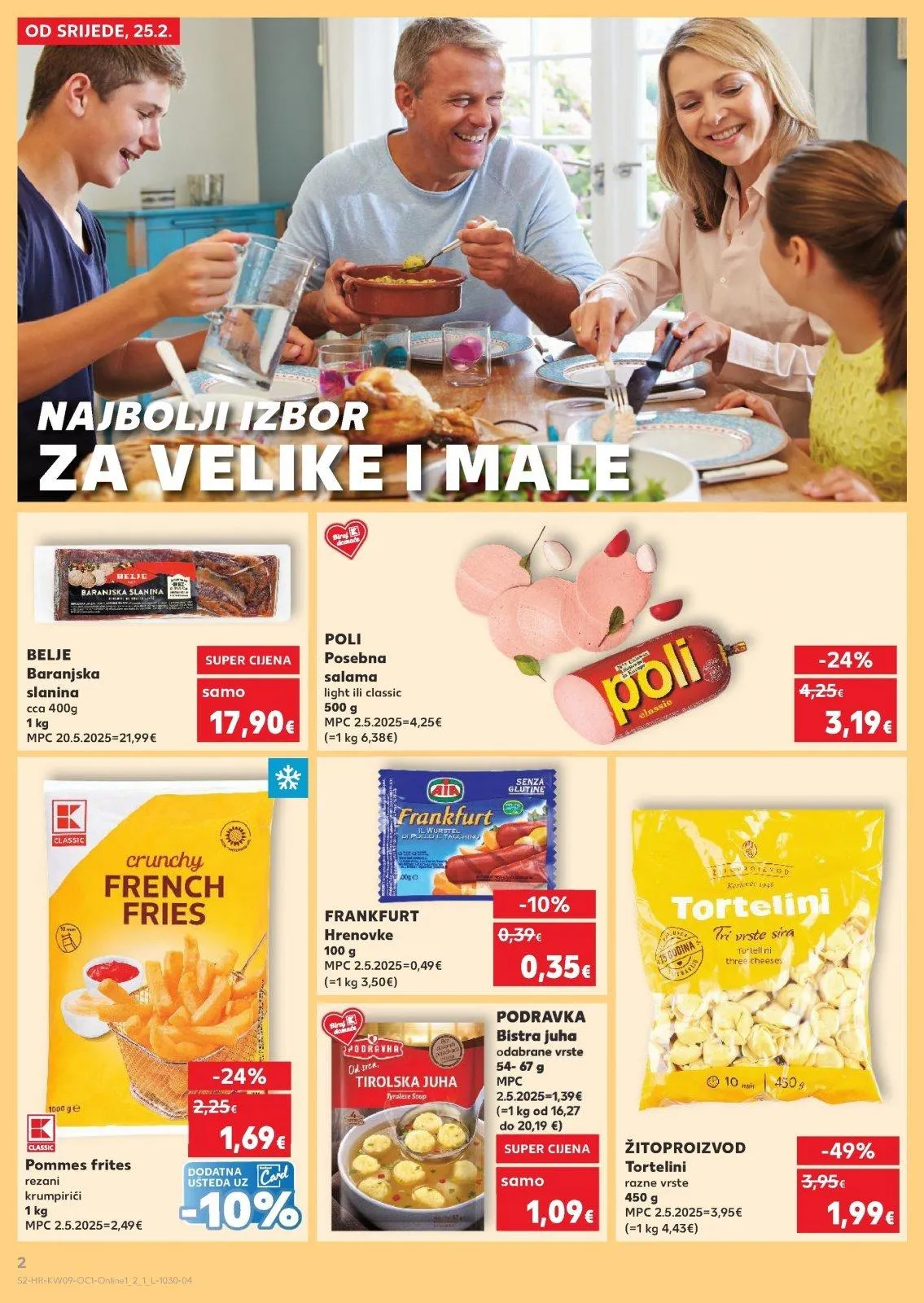 Katalog Kaufland katalog do 03.03.2026 od 25. veljače do 3. ožujka 2026. - Pregled Stranica 2