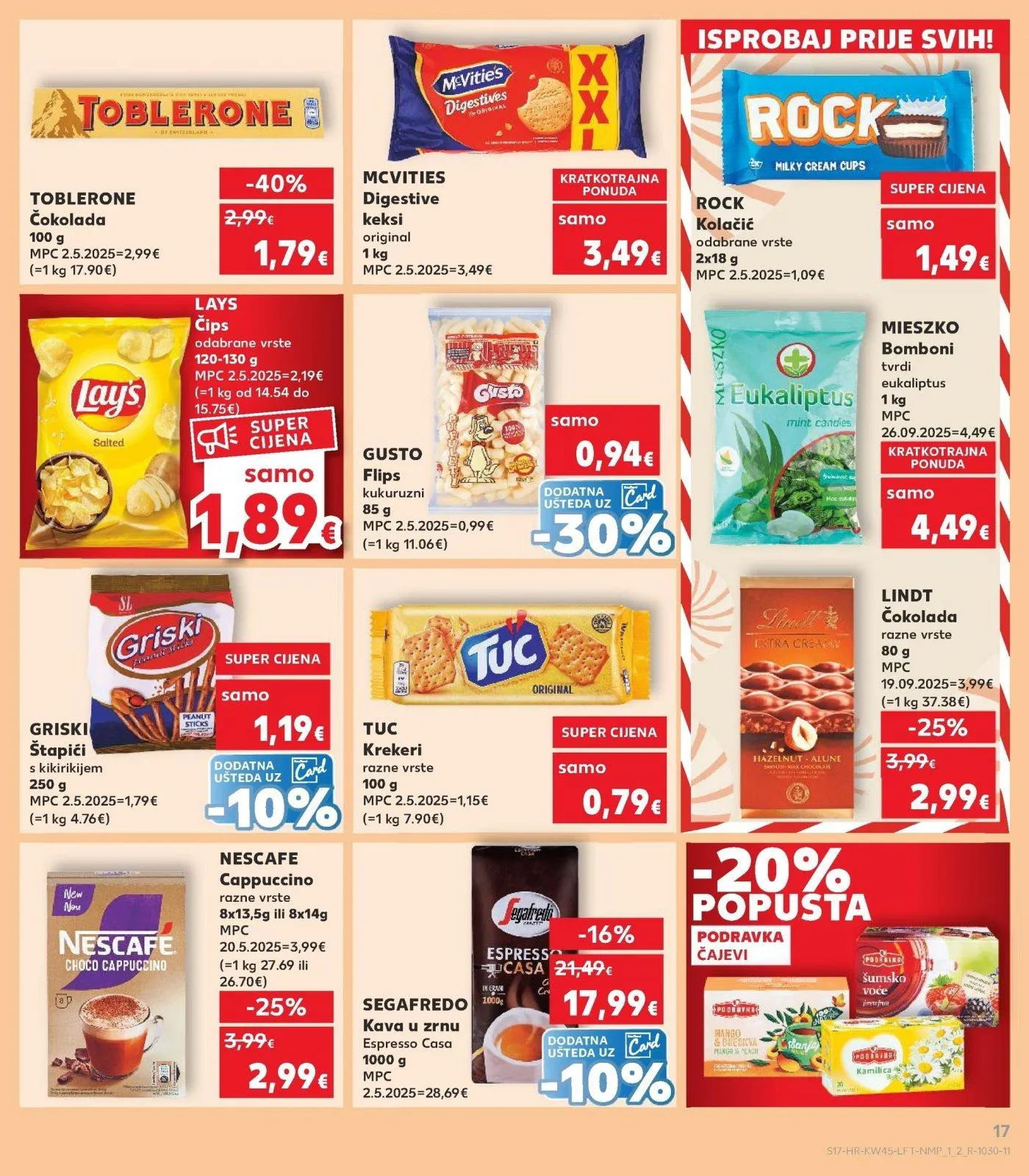 Katalog Kaufland katalog do 11.11.2025 od 5. studenoga do 11. studenoga 2025. - Pregled Stranica 17
