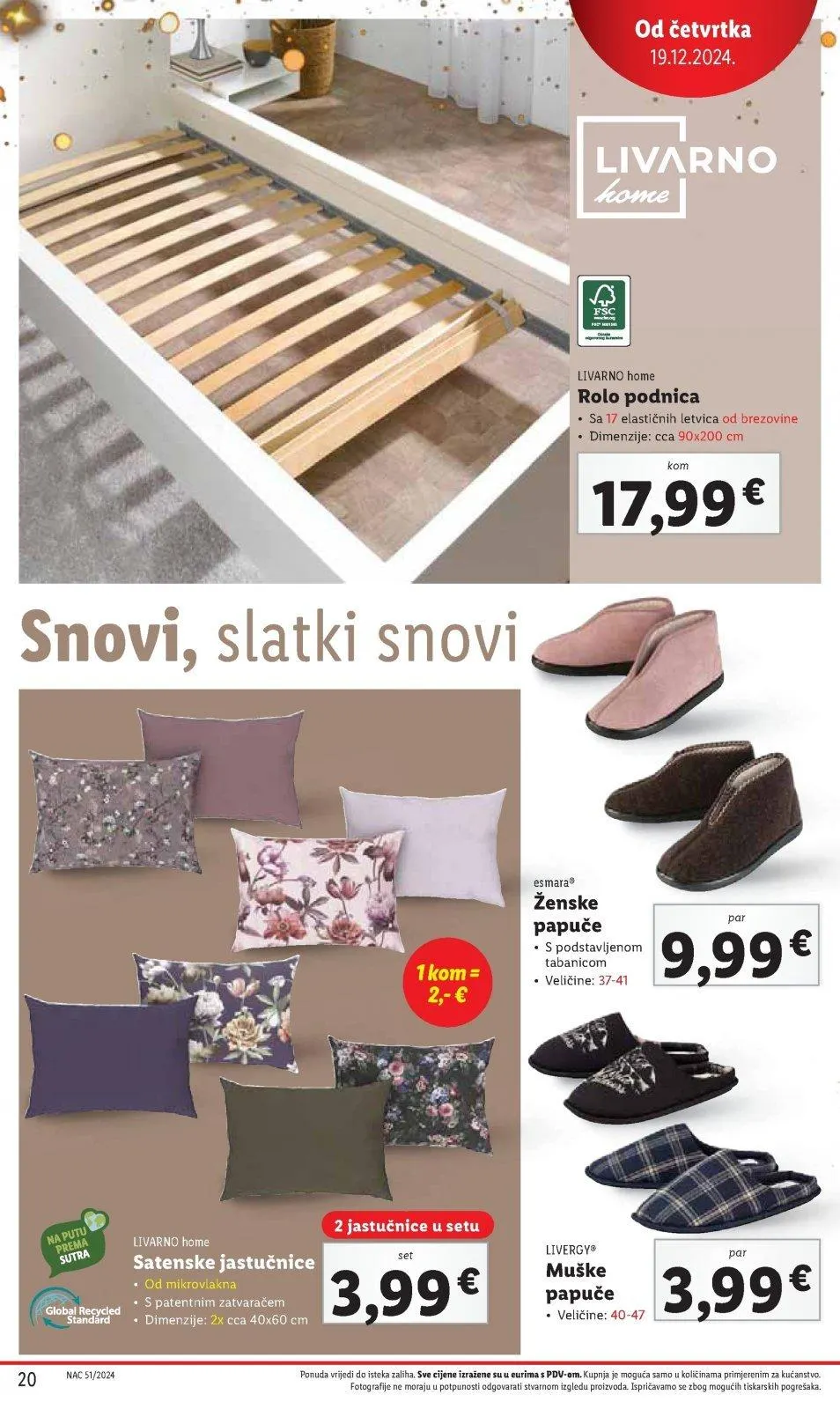 Katalog Lidl katalog do 24.12.2024 od 20. prosinca do 24. prosinca 2024. - Pregled Stranica 20
