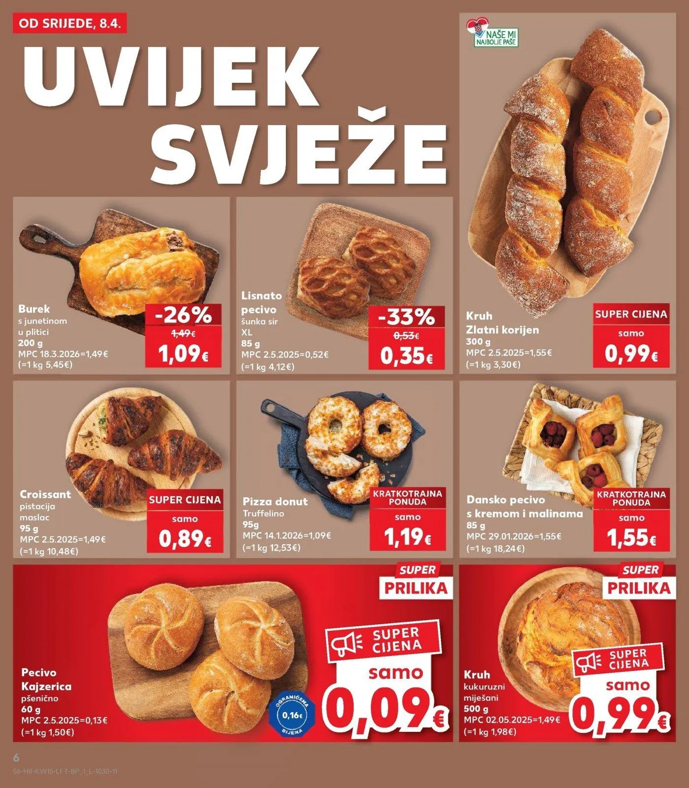 Katalog Kaufland katalog do 14.04.2026 od 8. travnja do 14. travnja 2026. - Pregled Stranica 6