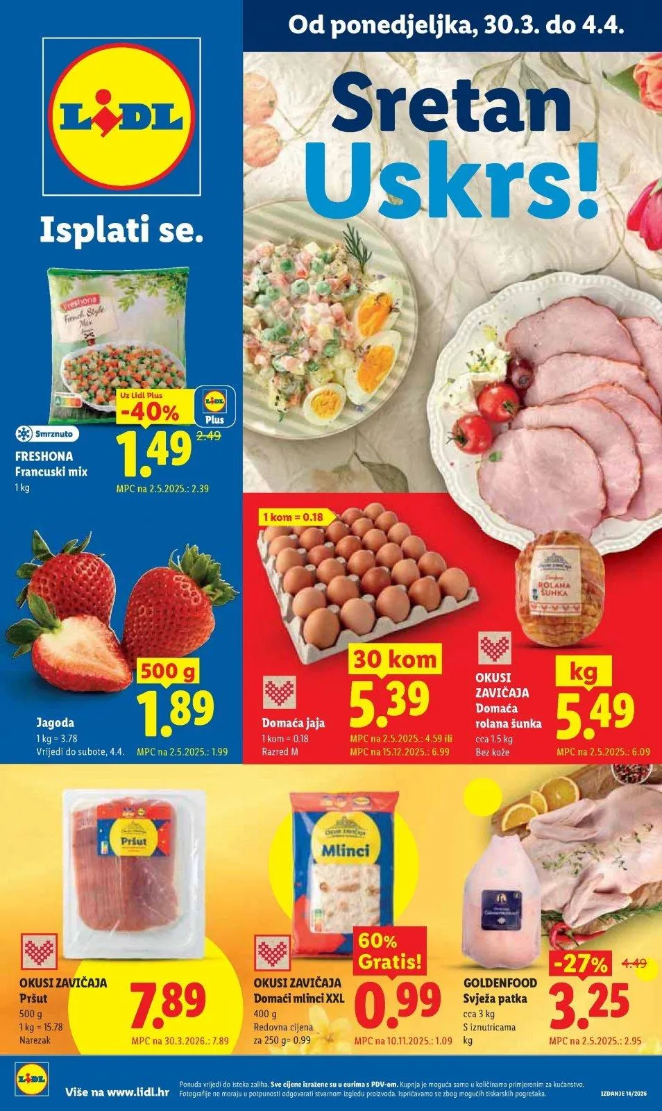 Katalog Lidl katalog do 04.04.2026 od 26. ožujka do 4. travnja 2026. - Pregled Stranica 1