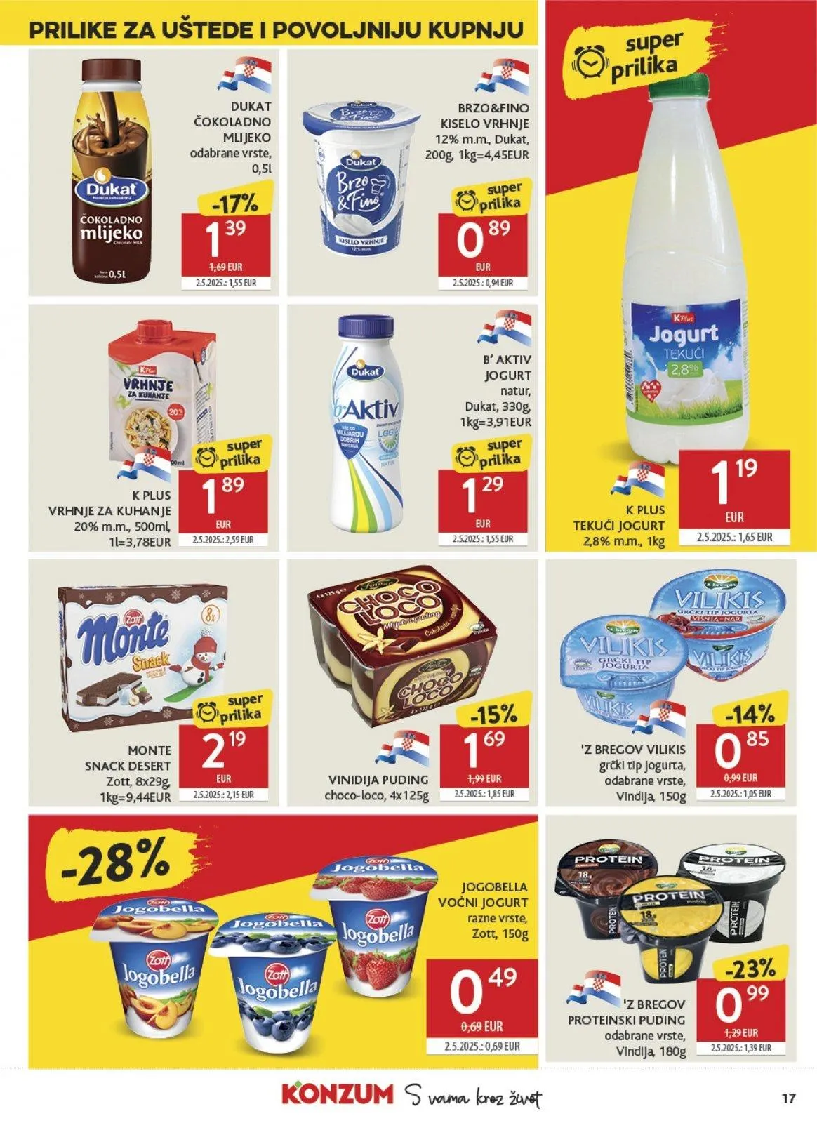 Katalog Konzum katalog do 27.01.2026 od 22. siječnja do 27. siječnja 2026. - Pregled Stranica 17