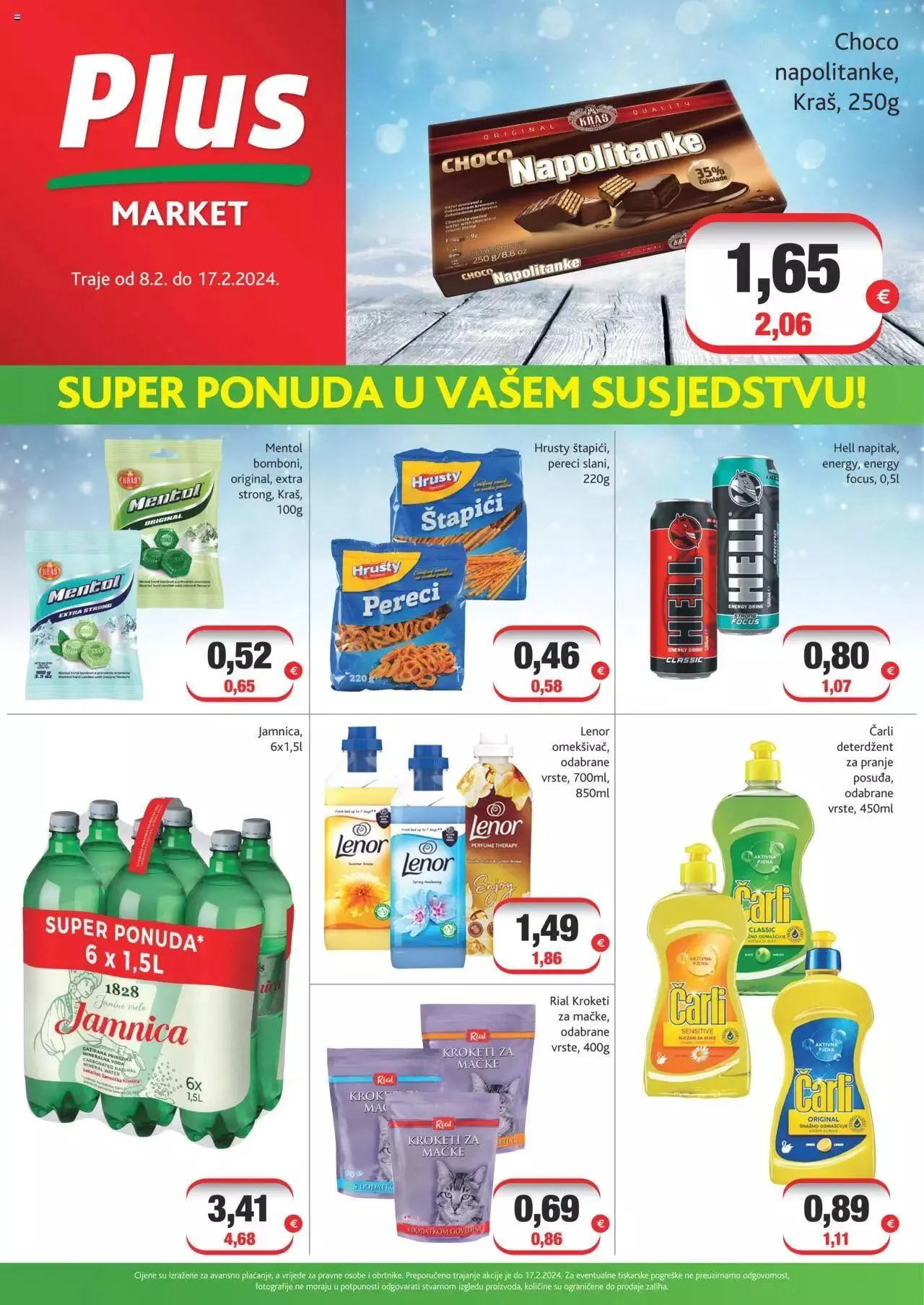 Katalog Katalog Plus market od 8. veljače do 17. veljače 2024. - Pregled Stranica 