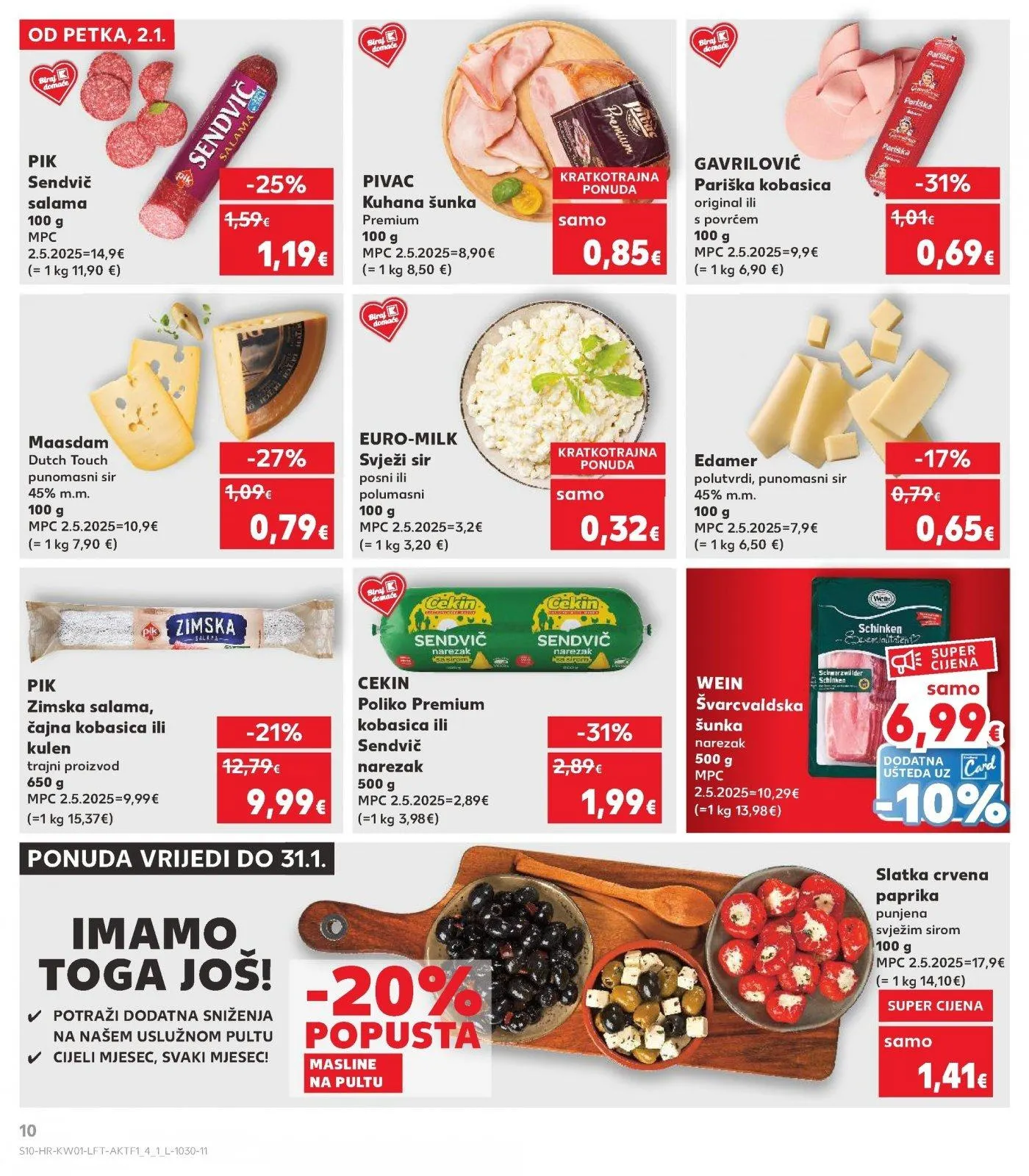 Katalog Kaufland katalog do 06.01.2026 od 6. siječnja do 6. siječnja 2026. - Pregled Stranica 10