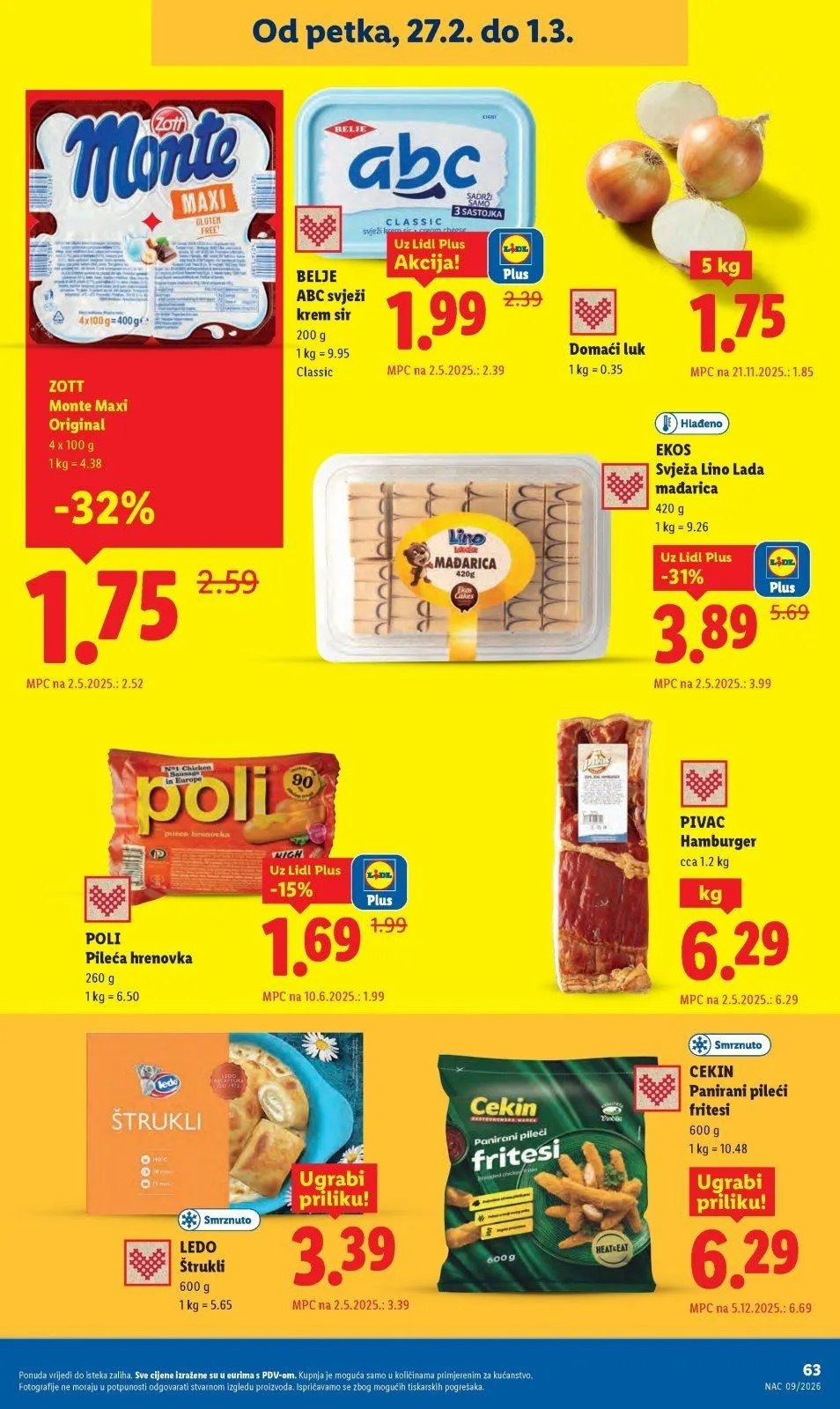 Katalog Lidl katalog do 01.03.2026 od 19. veljače do 1. ožujka 2026. - Pregled Stranica 63