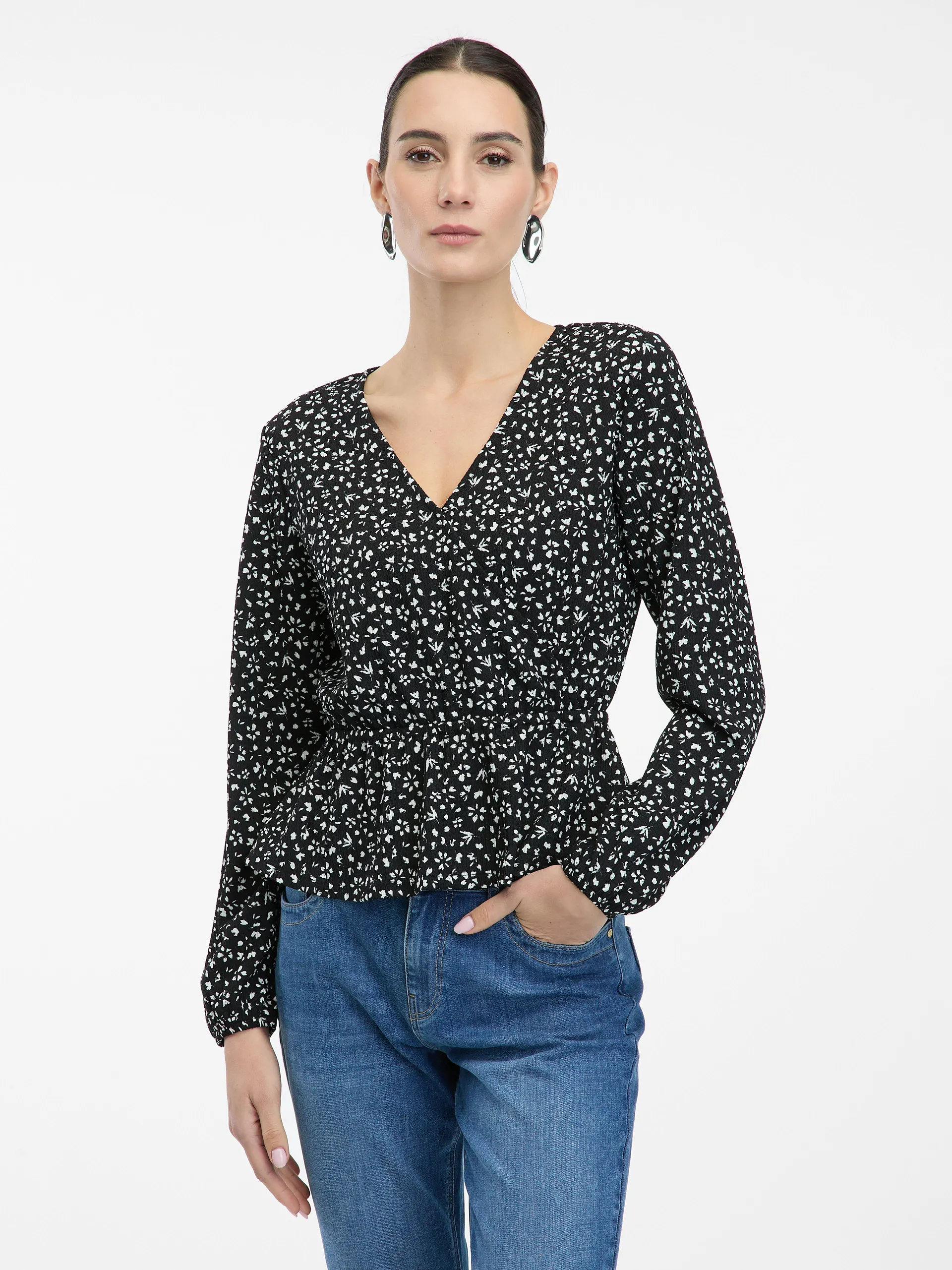 Crna ženska bluza ORSAY