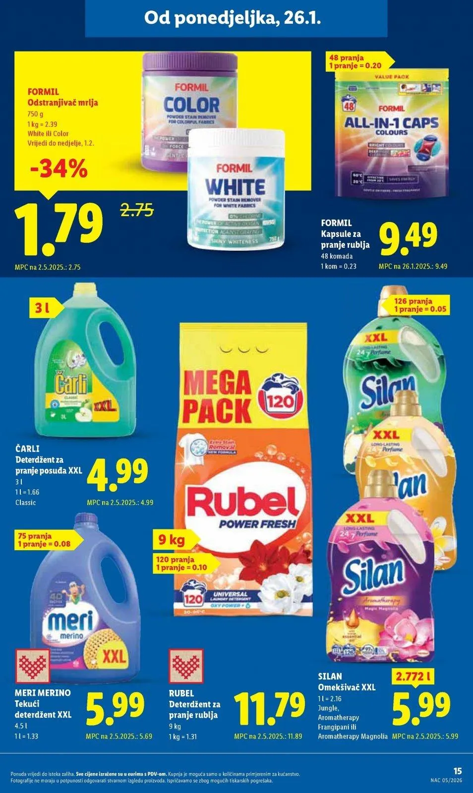 Katalog Lidl katalog do 01.02.2026 od 22. siječnja do 1. veljače 2026. - Pregled Stranica 15